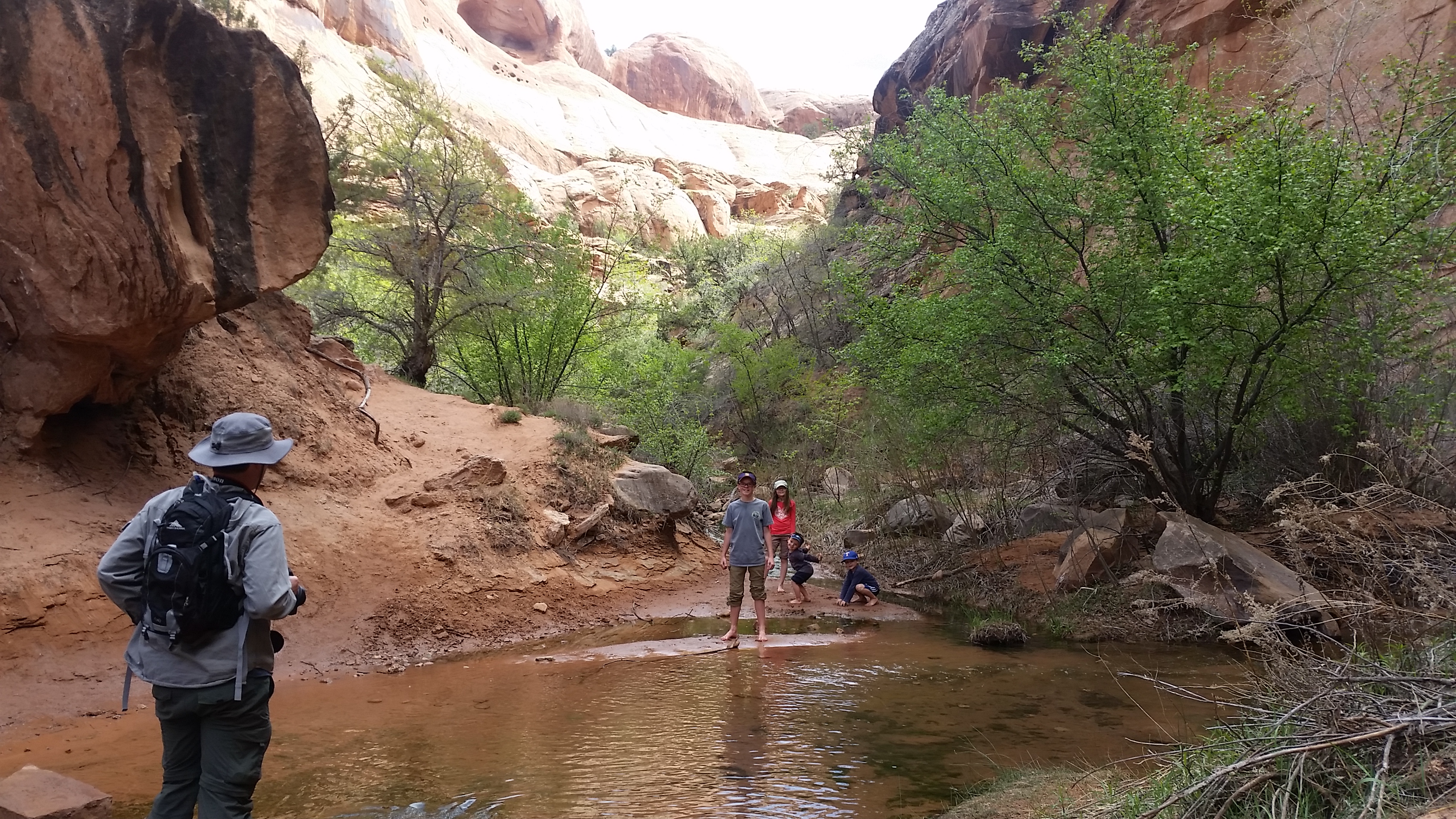 2015 Spring Break - Moab - Morning Glory Bridge (Negro Bill Canyon Trail)