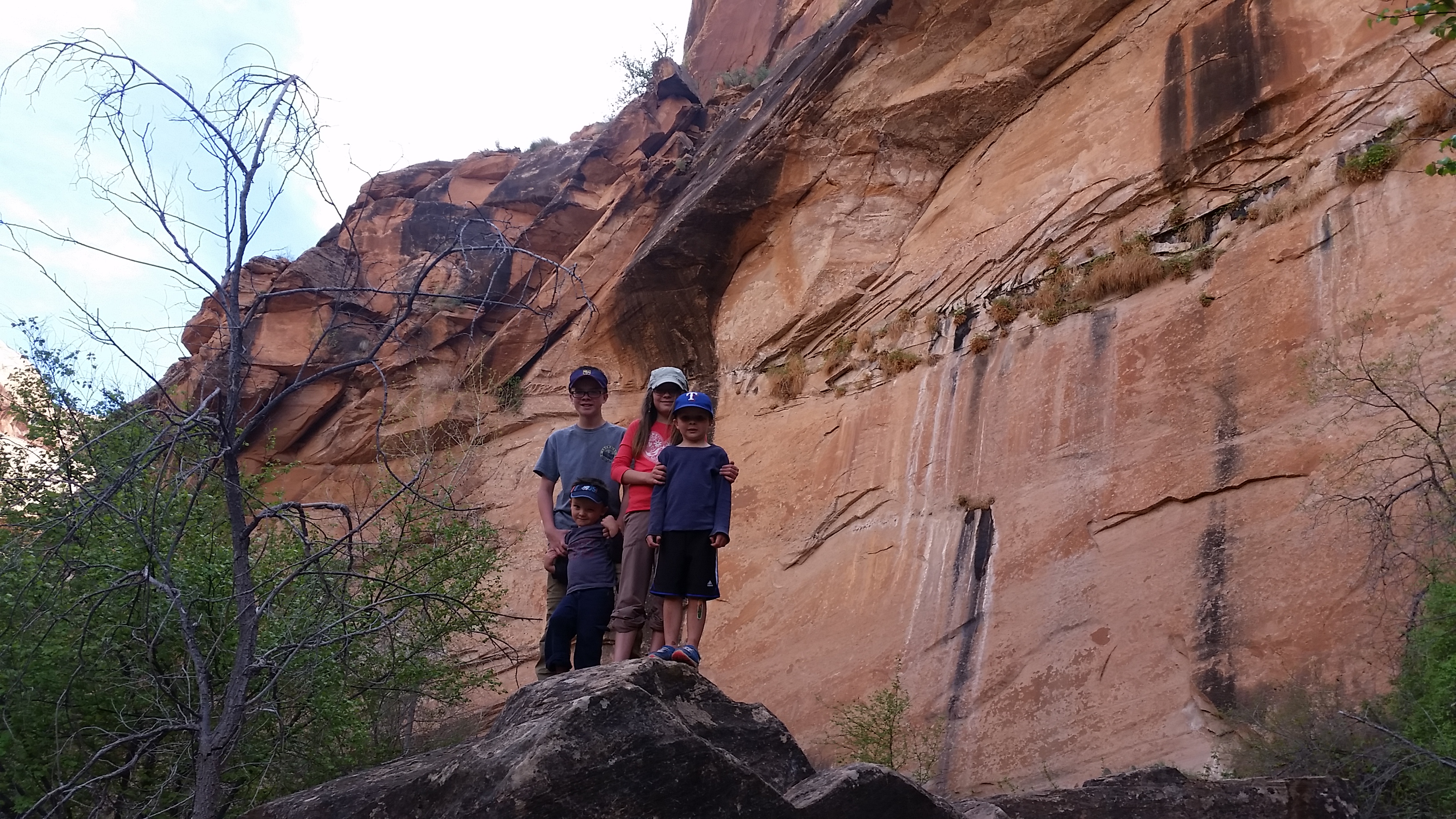 2015 Spring Break - Moab - Morning Glory Bridge (Negro Bill Canyon Trail)
