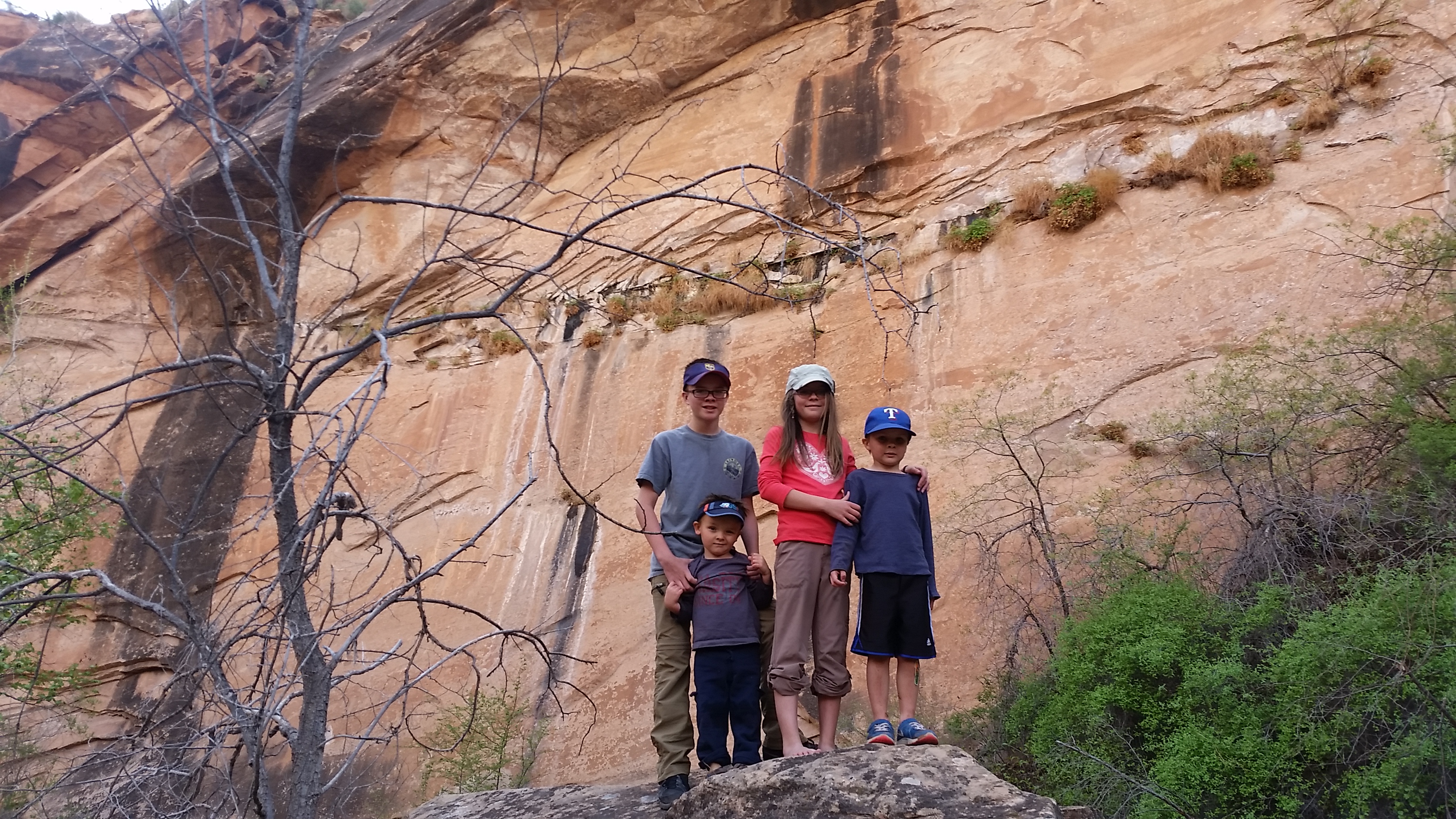 2015 Spring Break - Moab - Morning Glory Bridge (Negro Bill Canyon Trail)