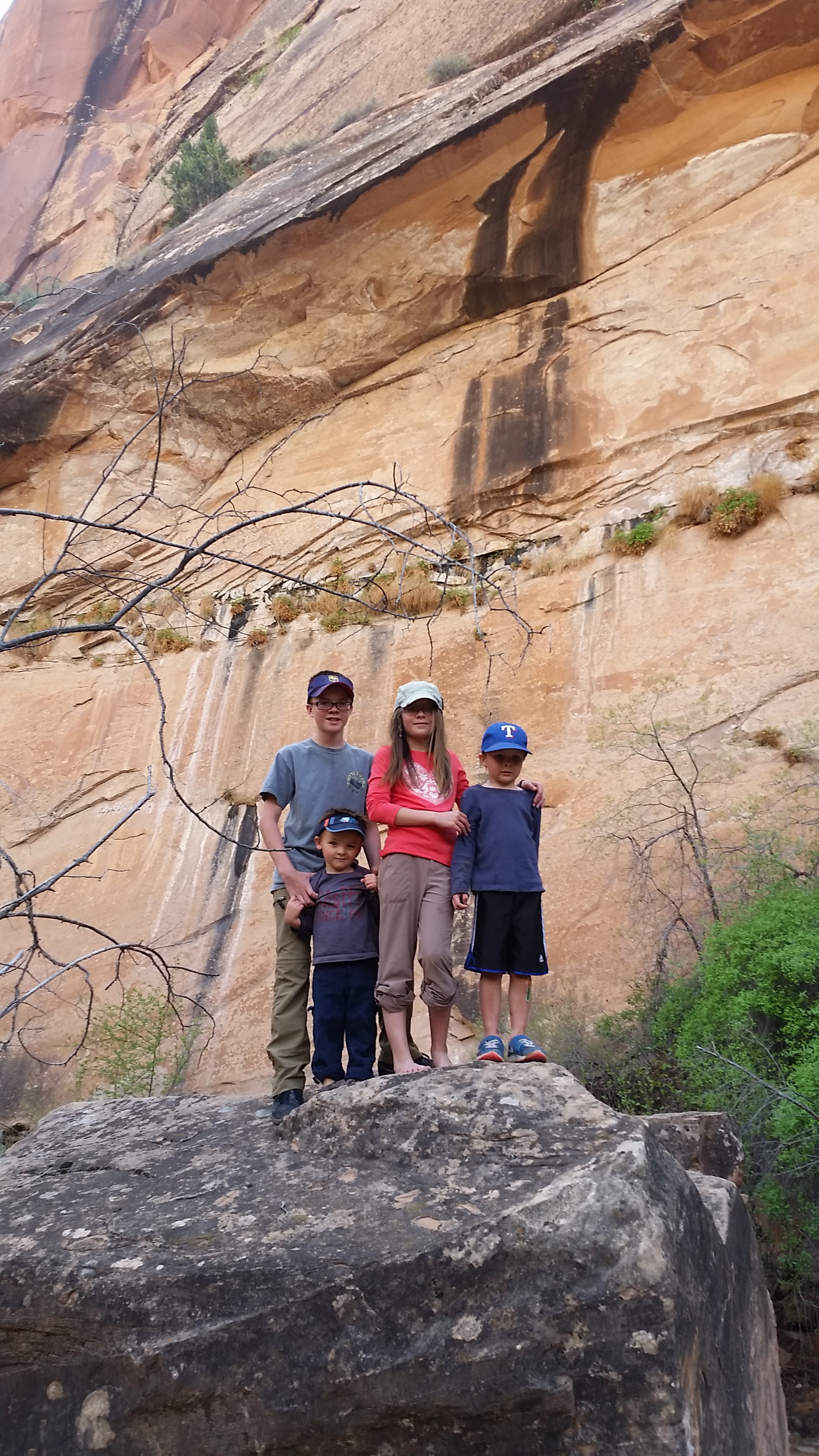 2015 Spring Break - Moab - Morning Glory Bridge (Negro Bill Canyon Trail)