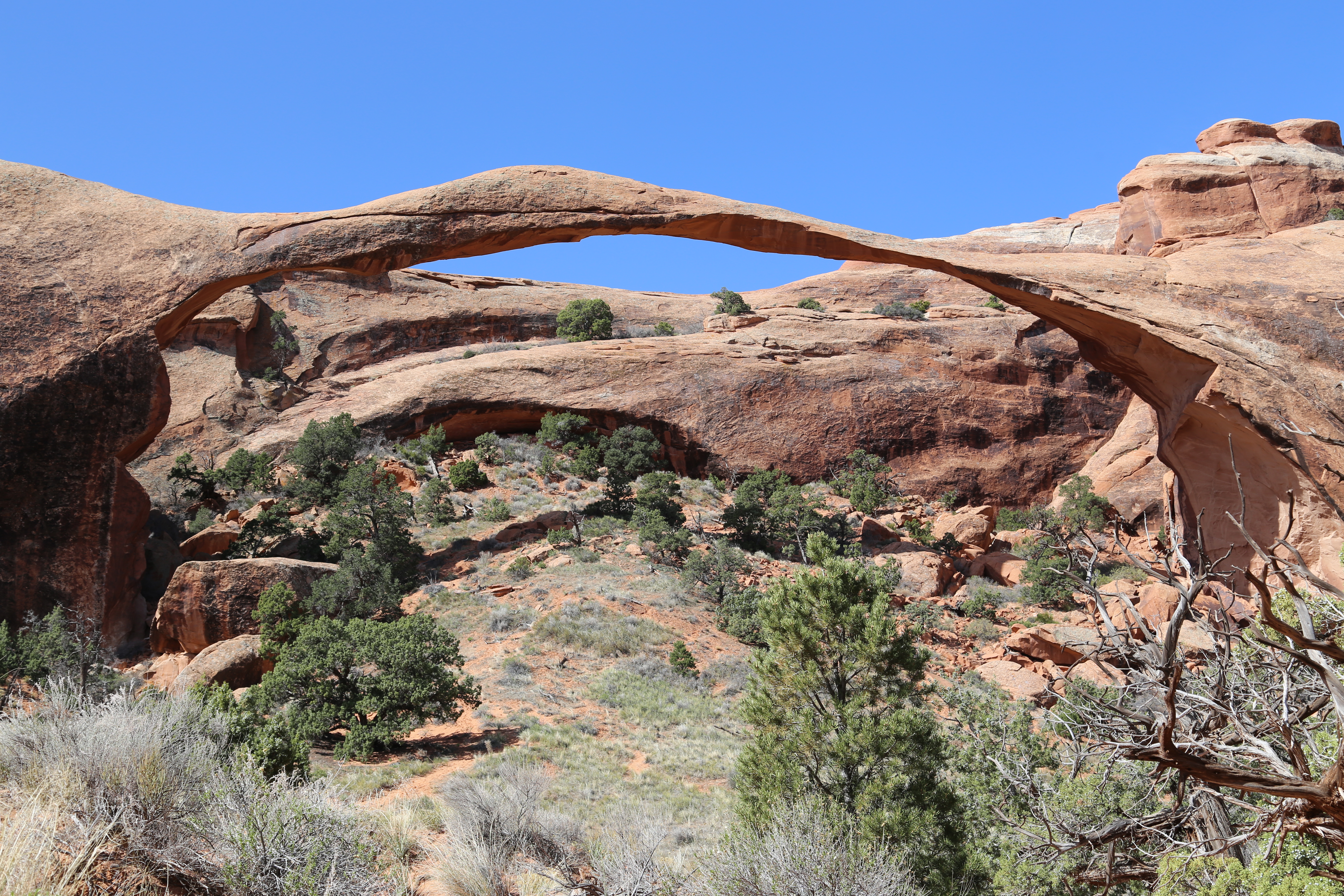 2015 Spring Break - Moab - Scott's Birthday, Landscape Arch in Devil's Garden (Arches National Park)
