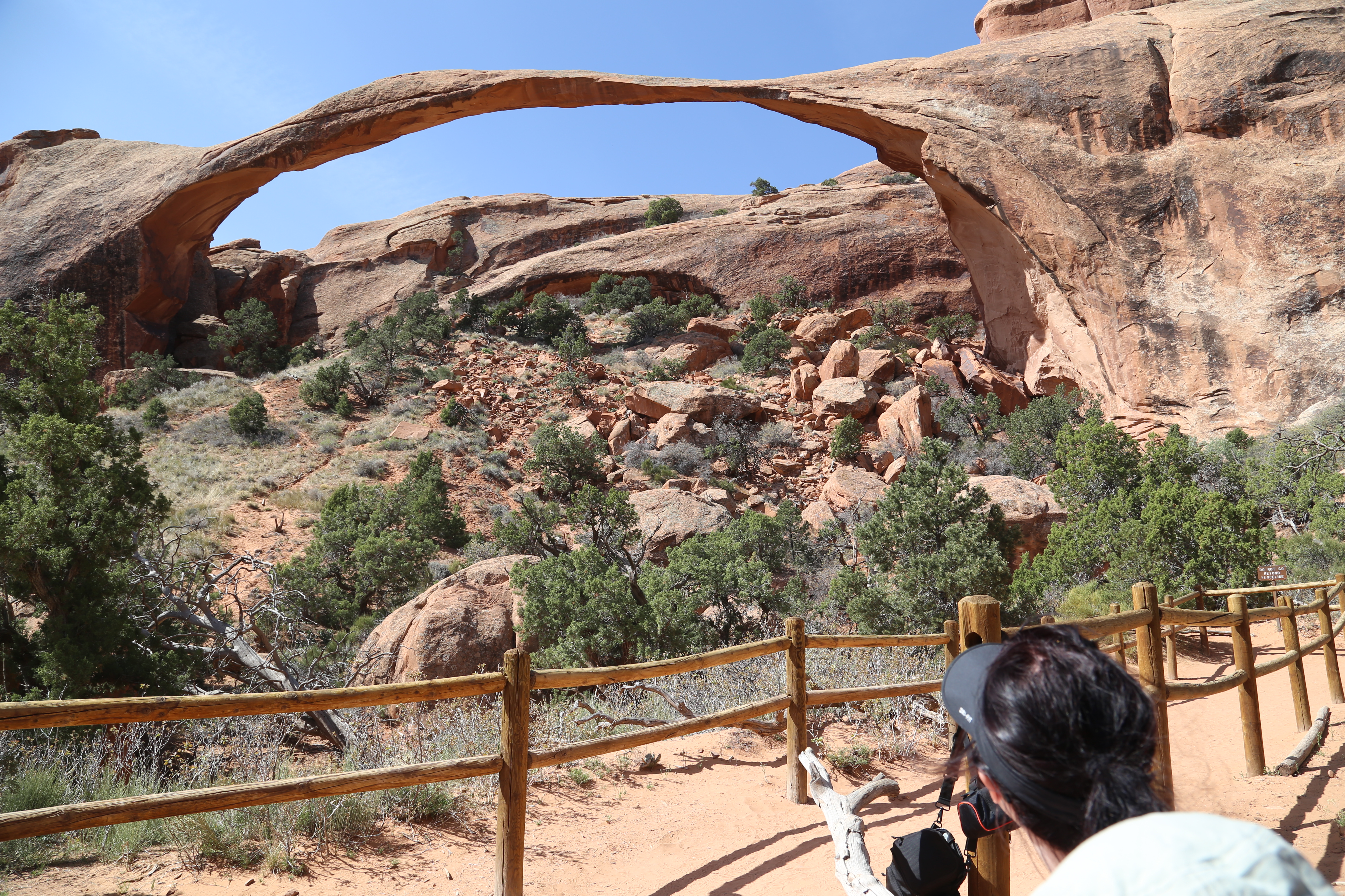 2015 Spring Break - Moab - Scott's Birthday, Landscape Arch in Devil's Garden (Arches National Park)