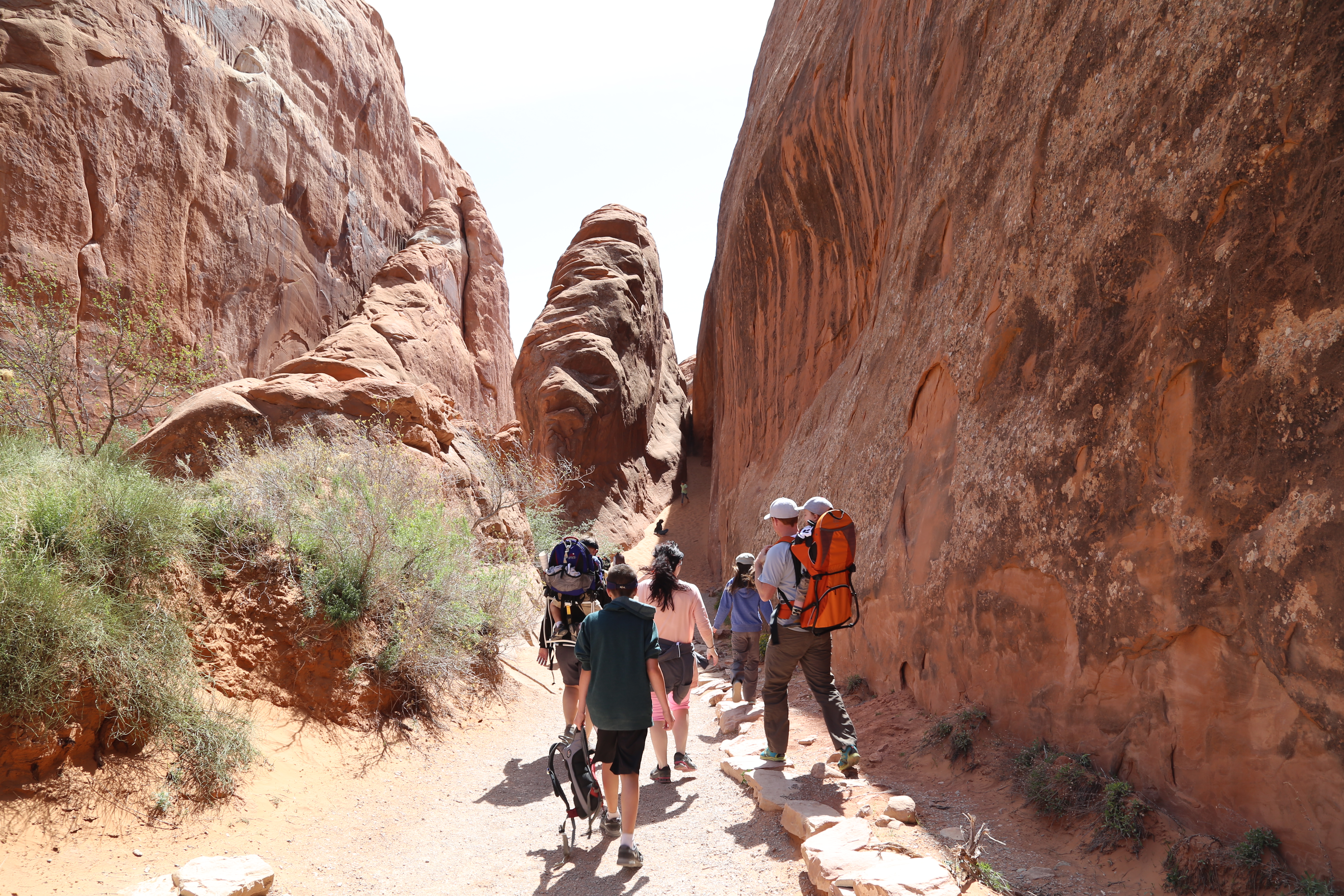 2015 Spring Break - Moab - Scott's Birthday, Landscape Arch in Devil's Garden (Arches National Park)