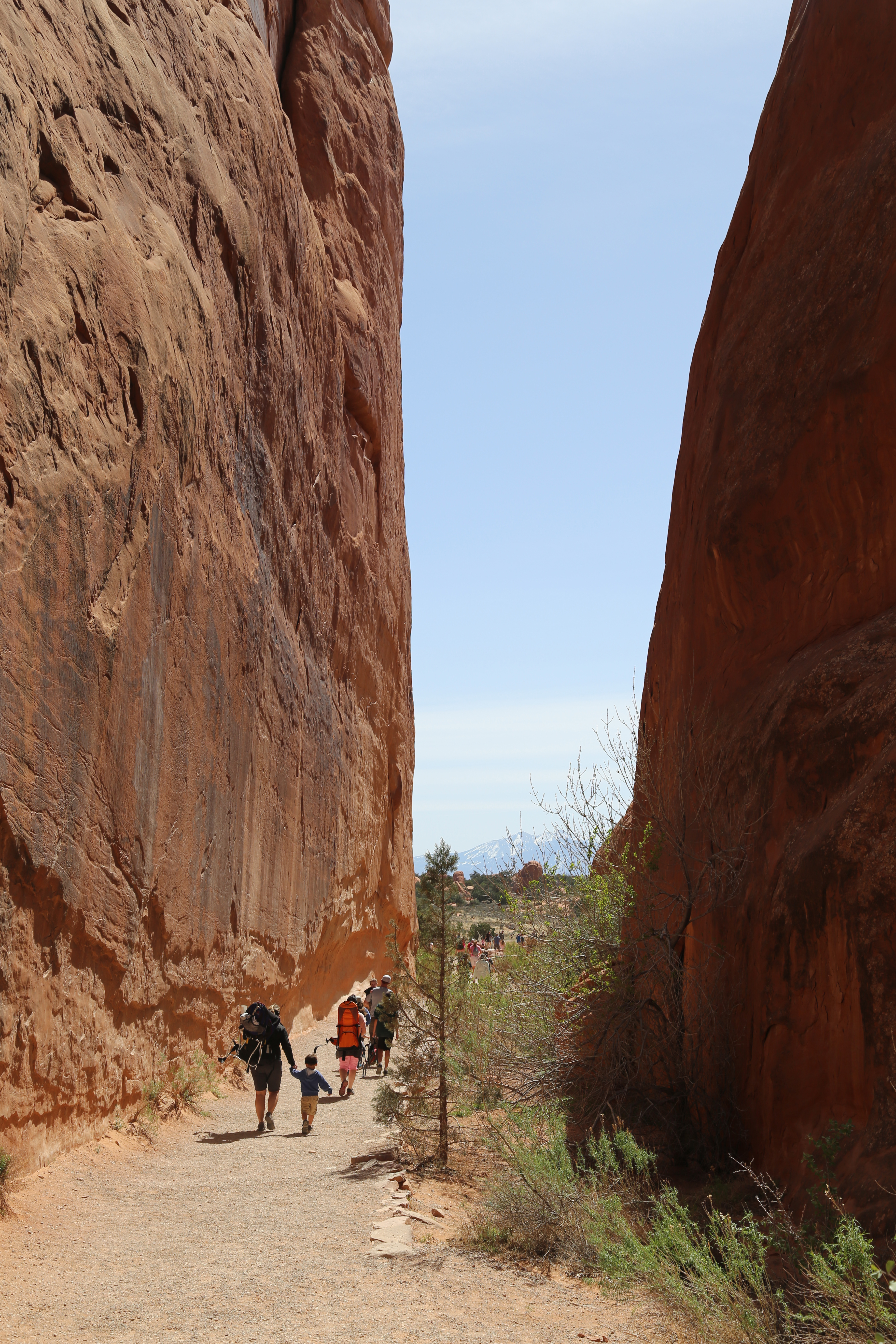 2015 Spring Break - Moab - Scott's Birthday, Landscape Arch in Devil's Garden (Arches National Park)