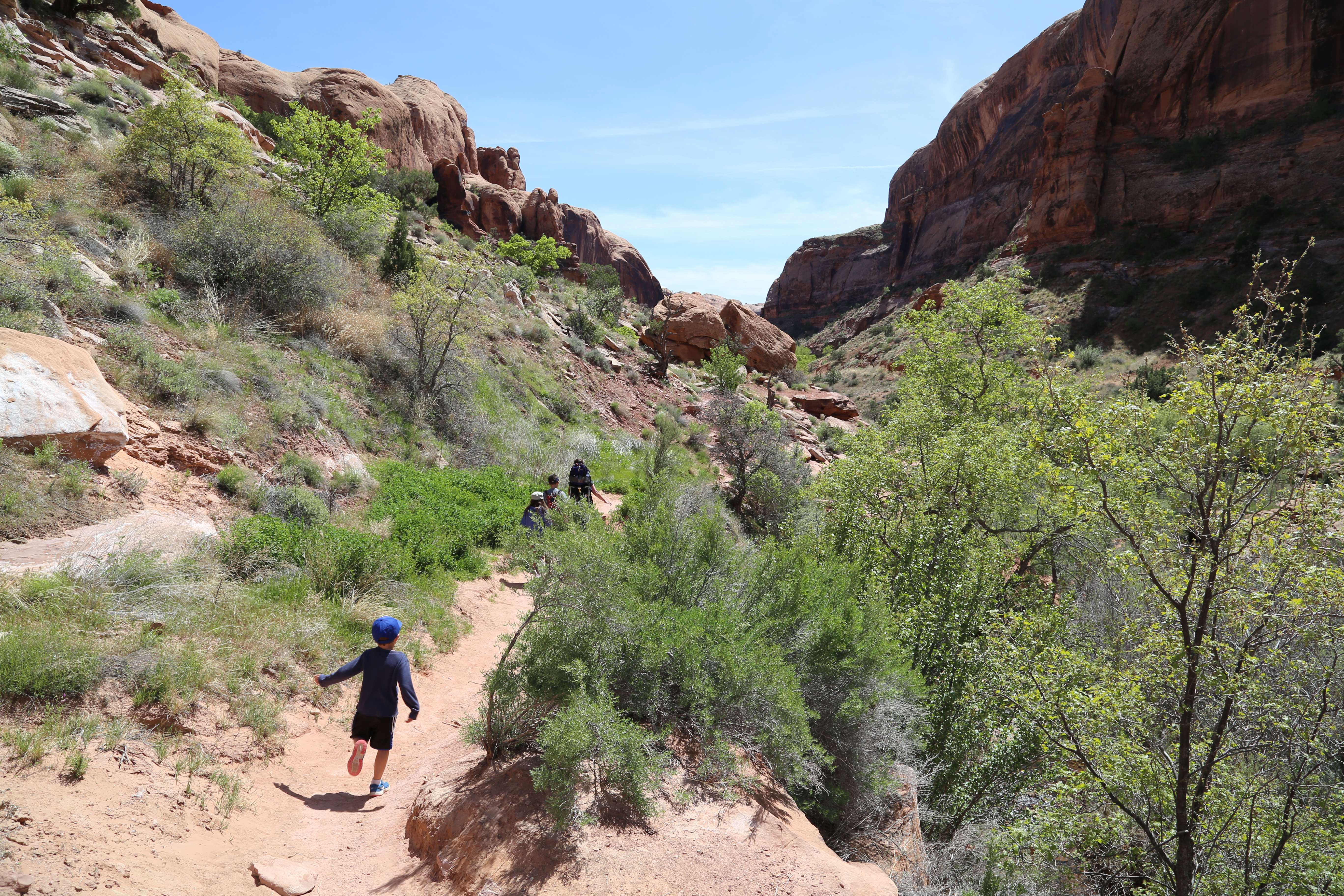 2015 Spring Break - Moab - Morning Glory Bridge (Negro Bill Canyon Trail)