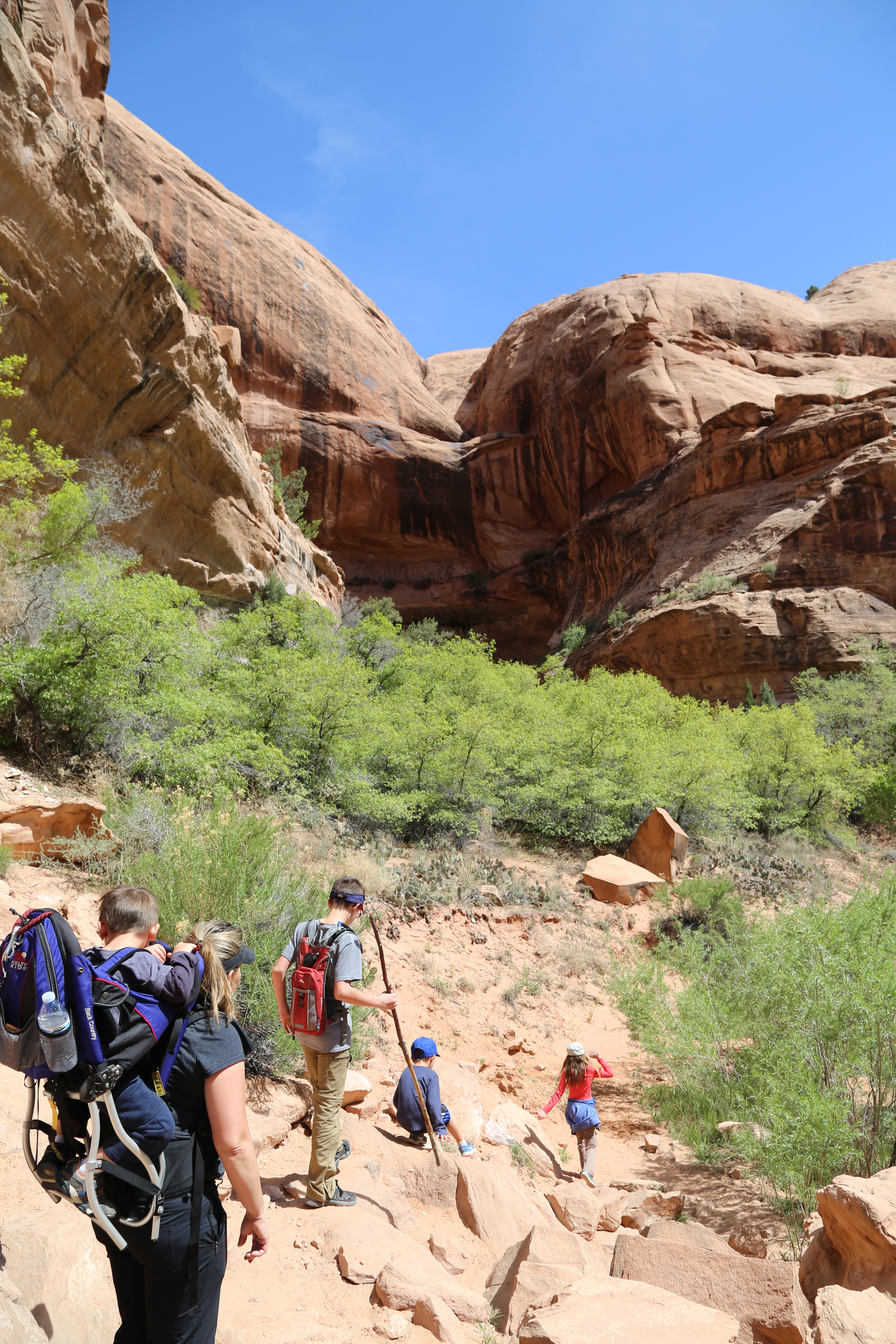 2015 Spring Break - Moab - Morning Glory Bridge (Negro Bill Canyon Trail)