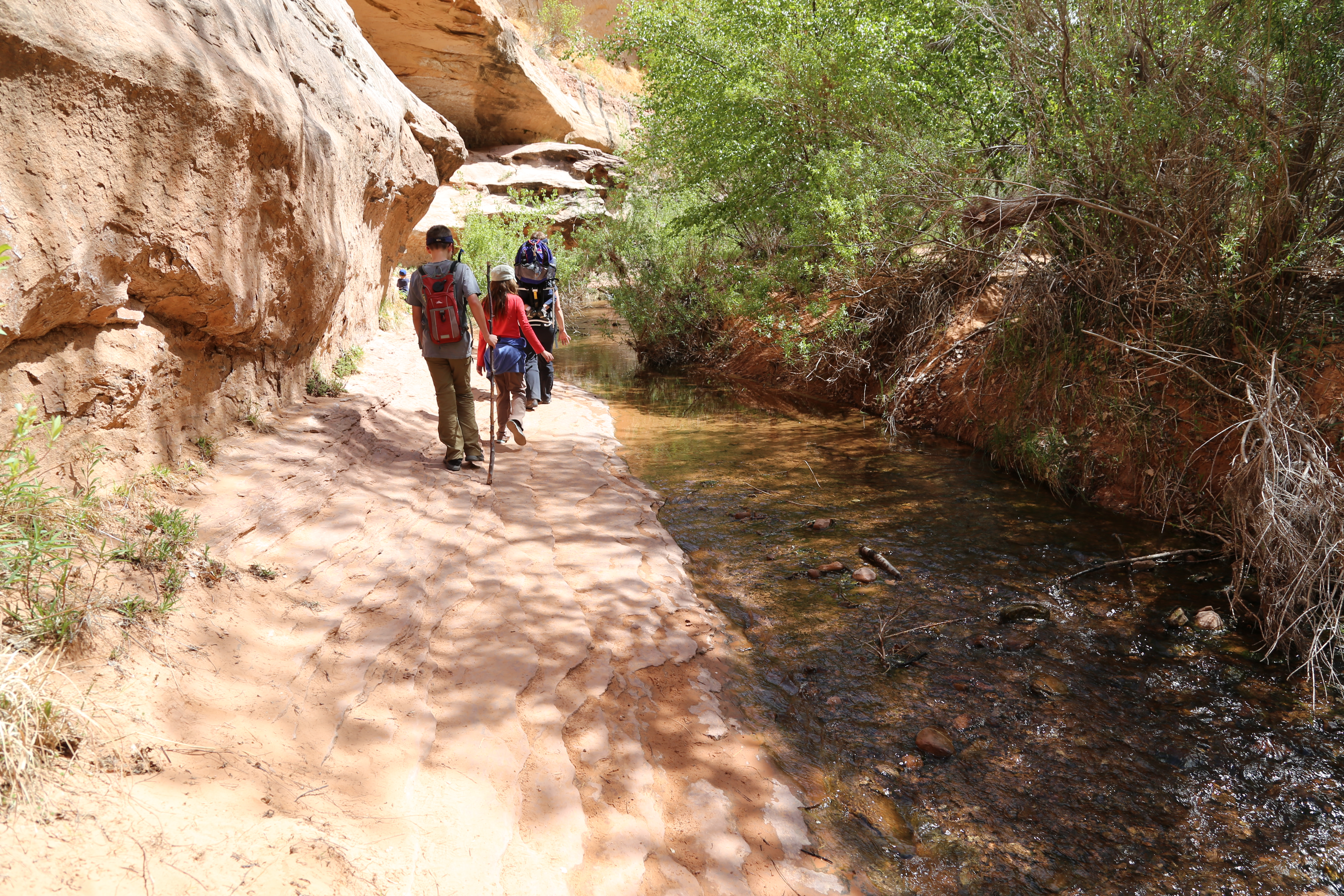 2015 Spring Break - Moab - Morning Glory Bridge (Negro Bill Canyon Trail)