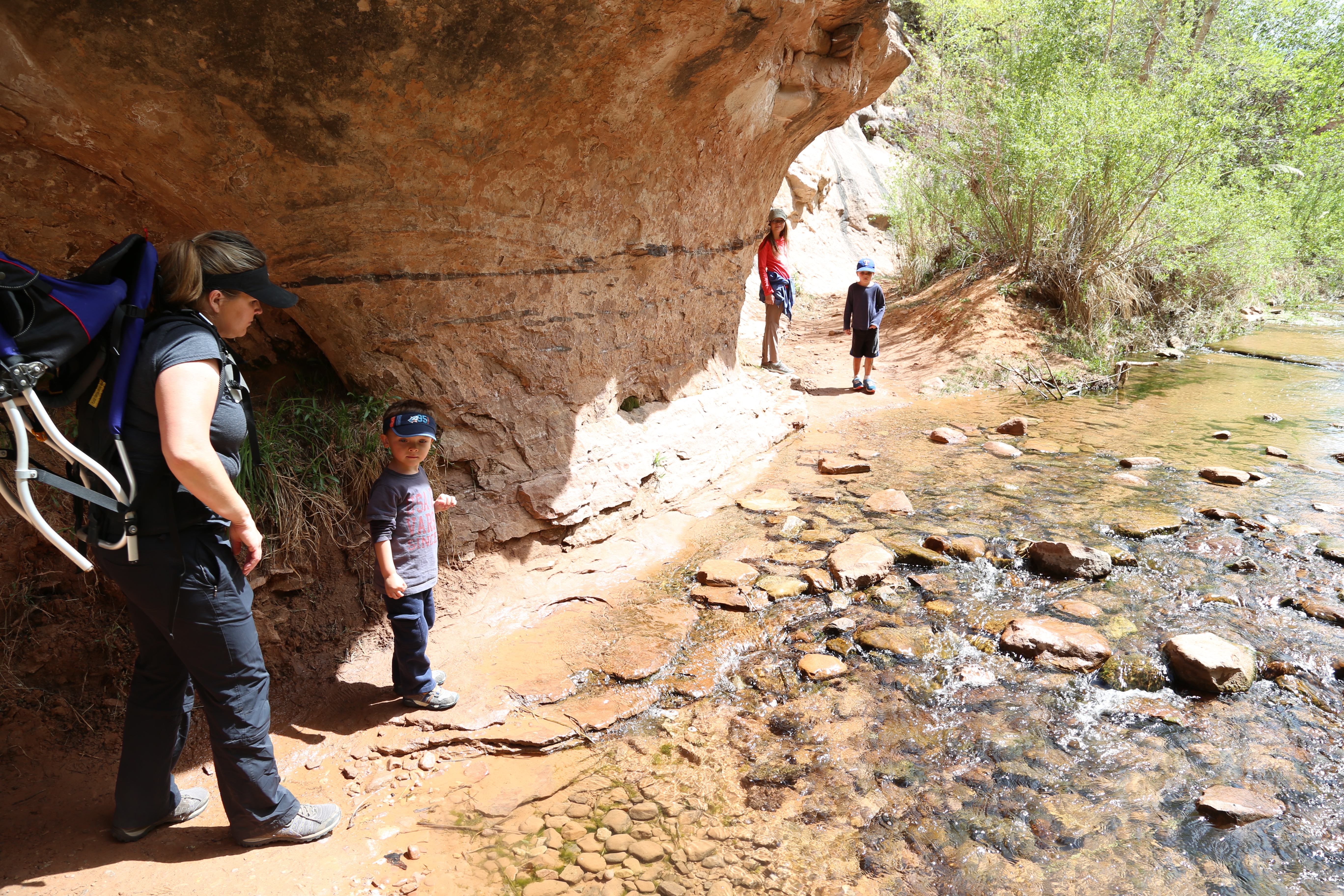 2015 Spring Break - Moab - Morning Glory Bridge (Negro Bill Canyon Trail)