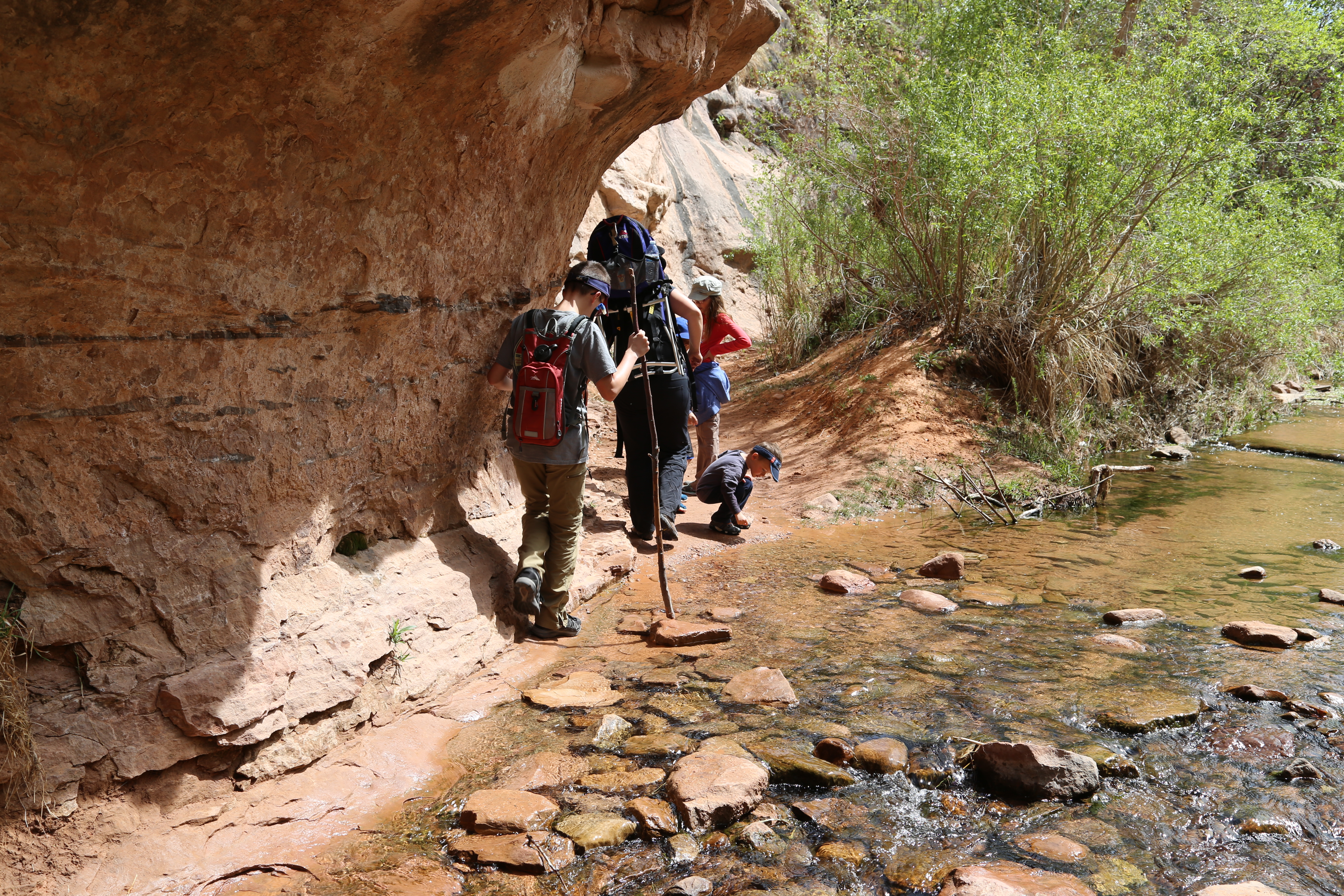 2015 Spring Break - Moab - Morning Glory Bridge (Negro Bill Canyon Trail)