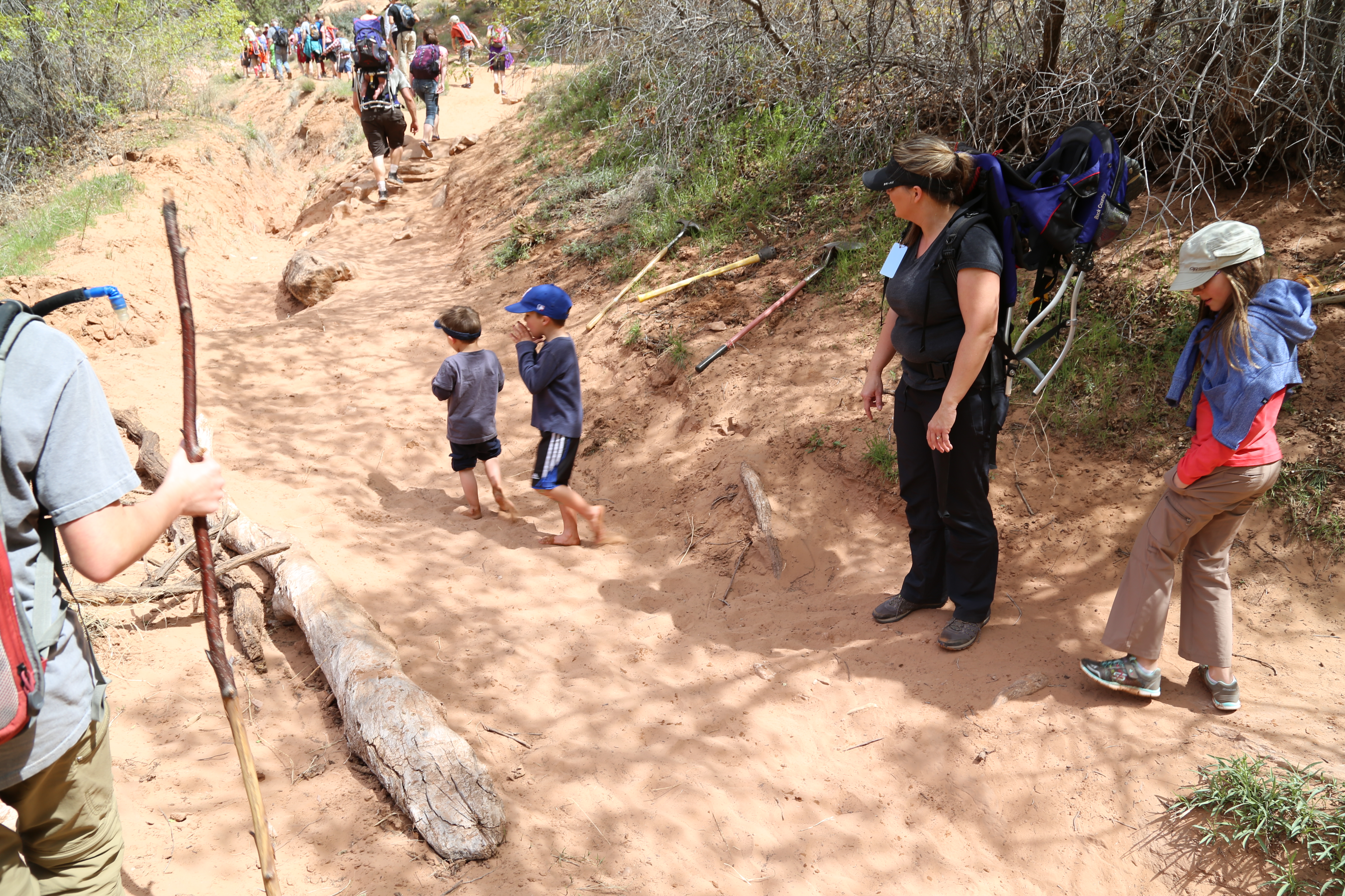 2015 Spring Break - Moab - Morning Glory Bridge (Negro Bill Canyon Trail)