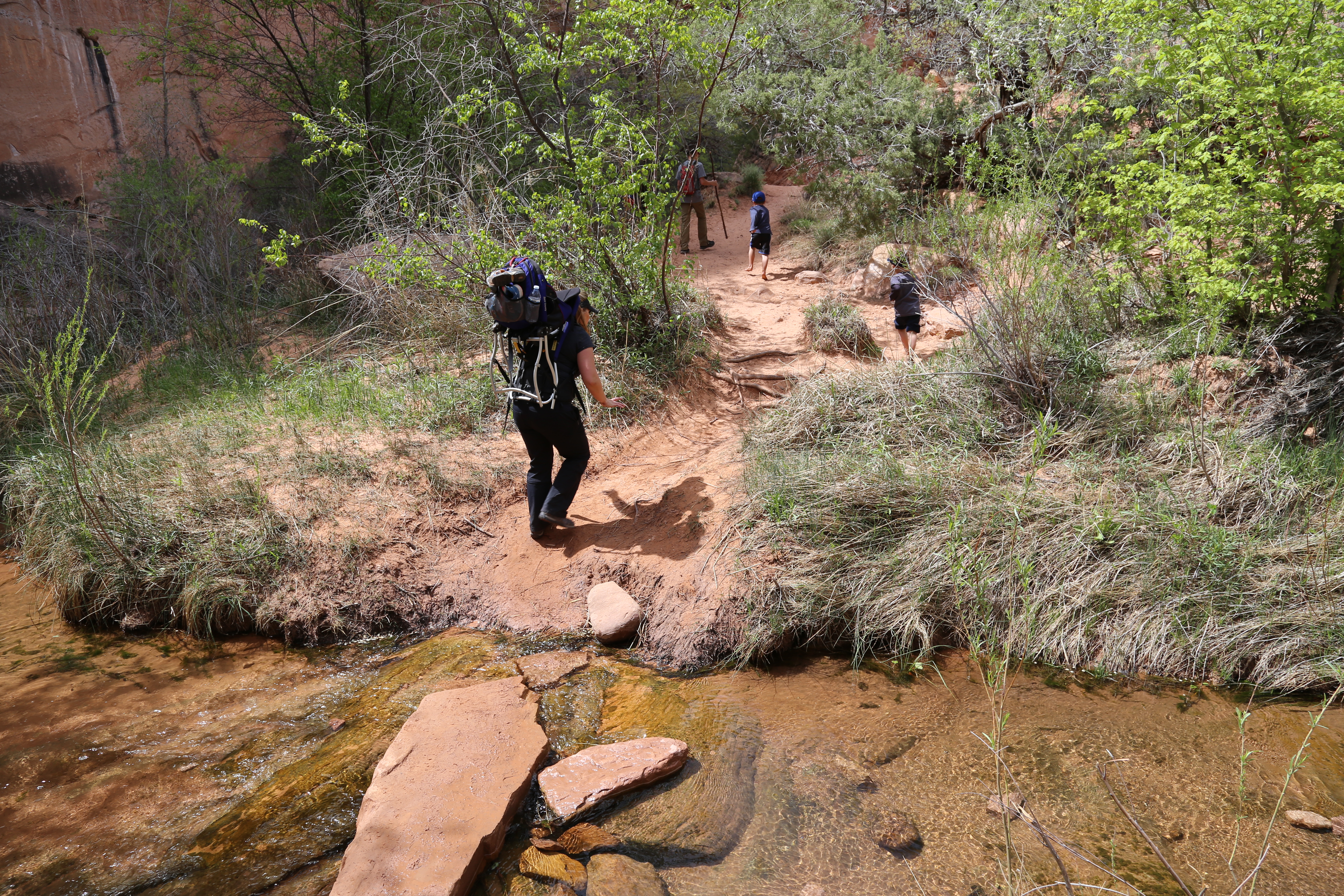 2015 Spring Break - Moab - Morning Glory Bridge (Negro Bill Canyon Trail)