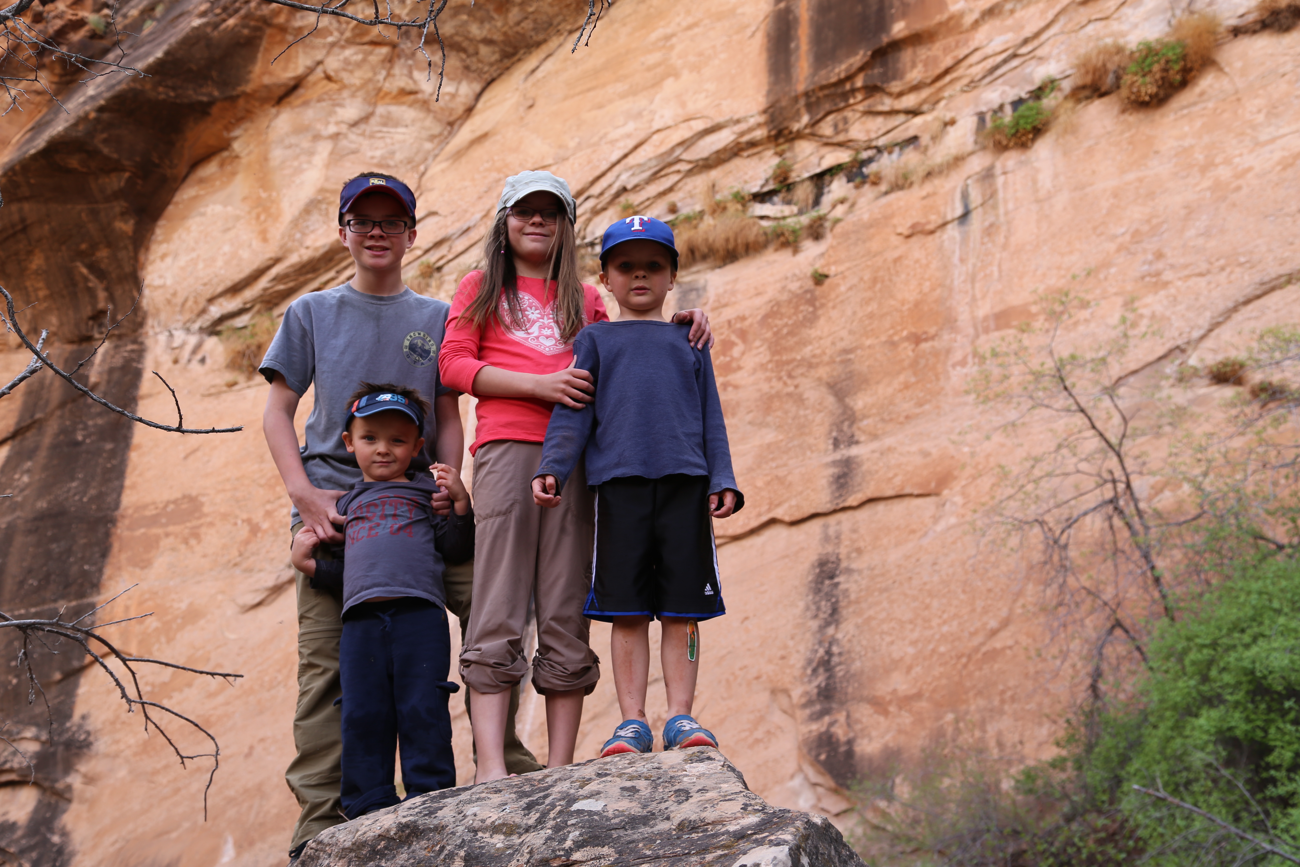 2015 Spring Break - Moab - Morning Glory Bridge (Negro Bill Canyon Trail)