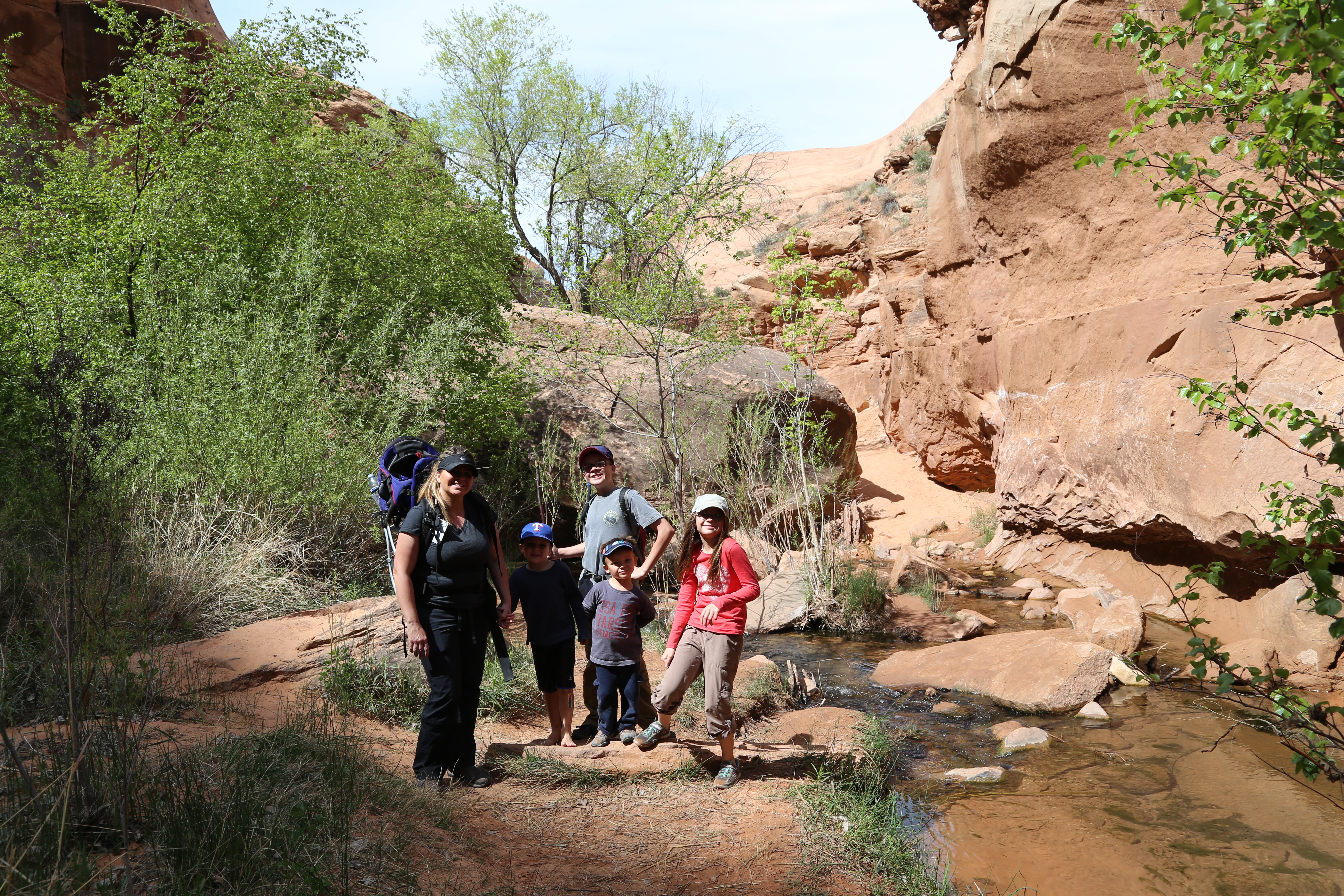 2015 Spring Break - Moab - Morning Glory Bridge (Negro Bill Canyon Trail)