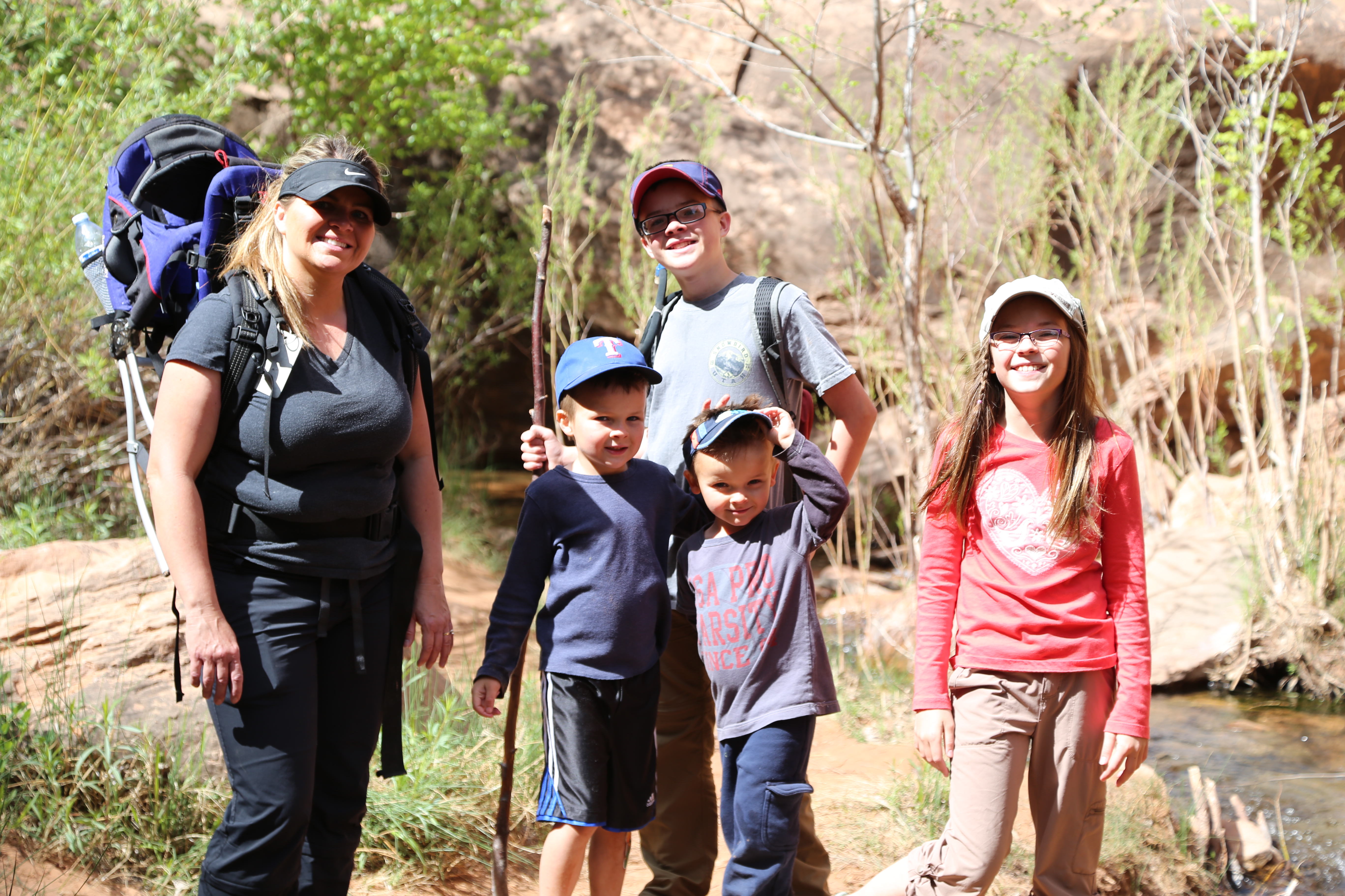 2015 Spring Break - Moab - Morning Glory Bridge (Negro Bill Canyon Trail)