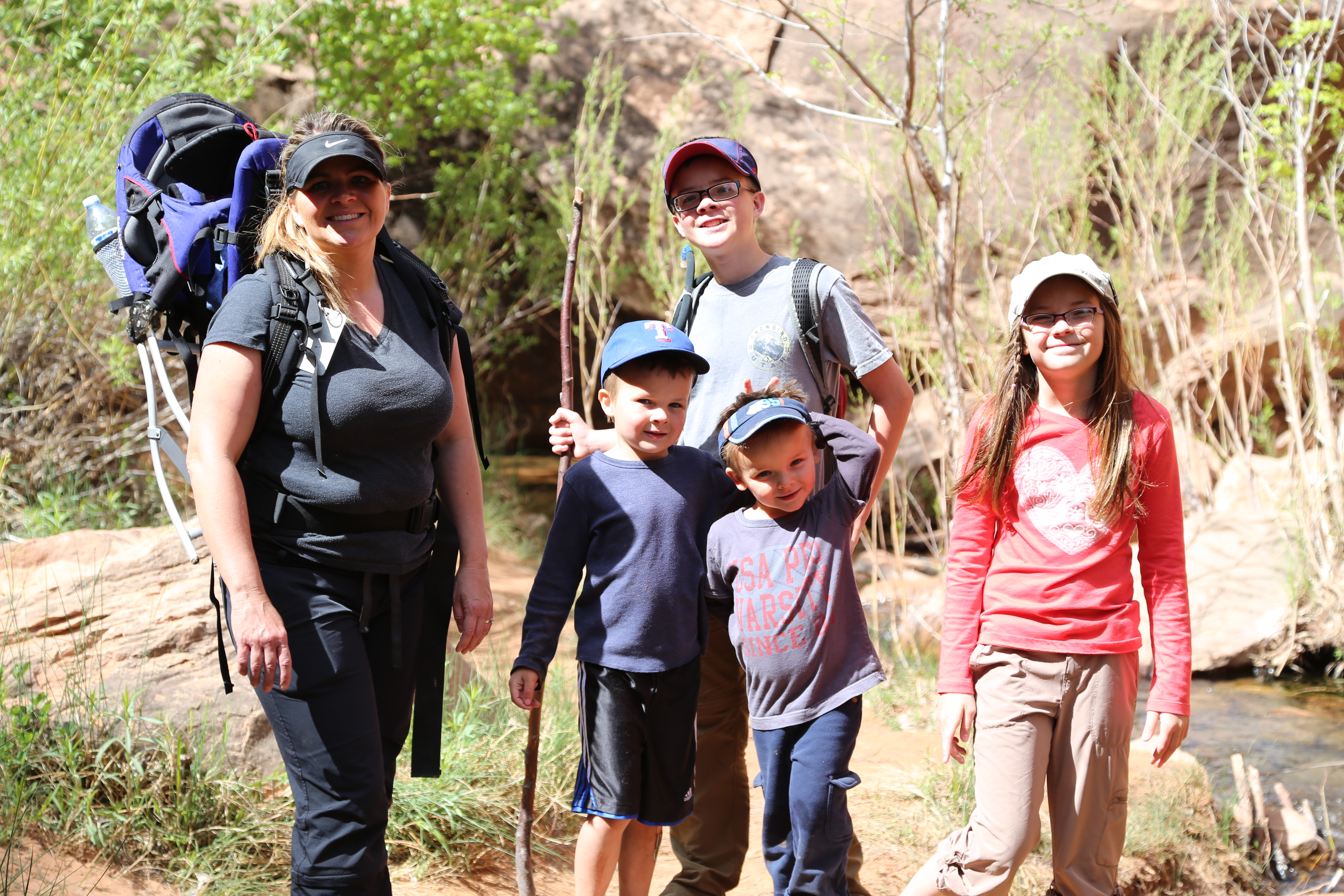 2015 Spring Break - Moab - Morning Glory Bridge (Negro Bill Canyon Trail)