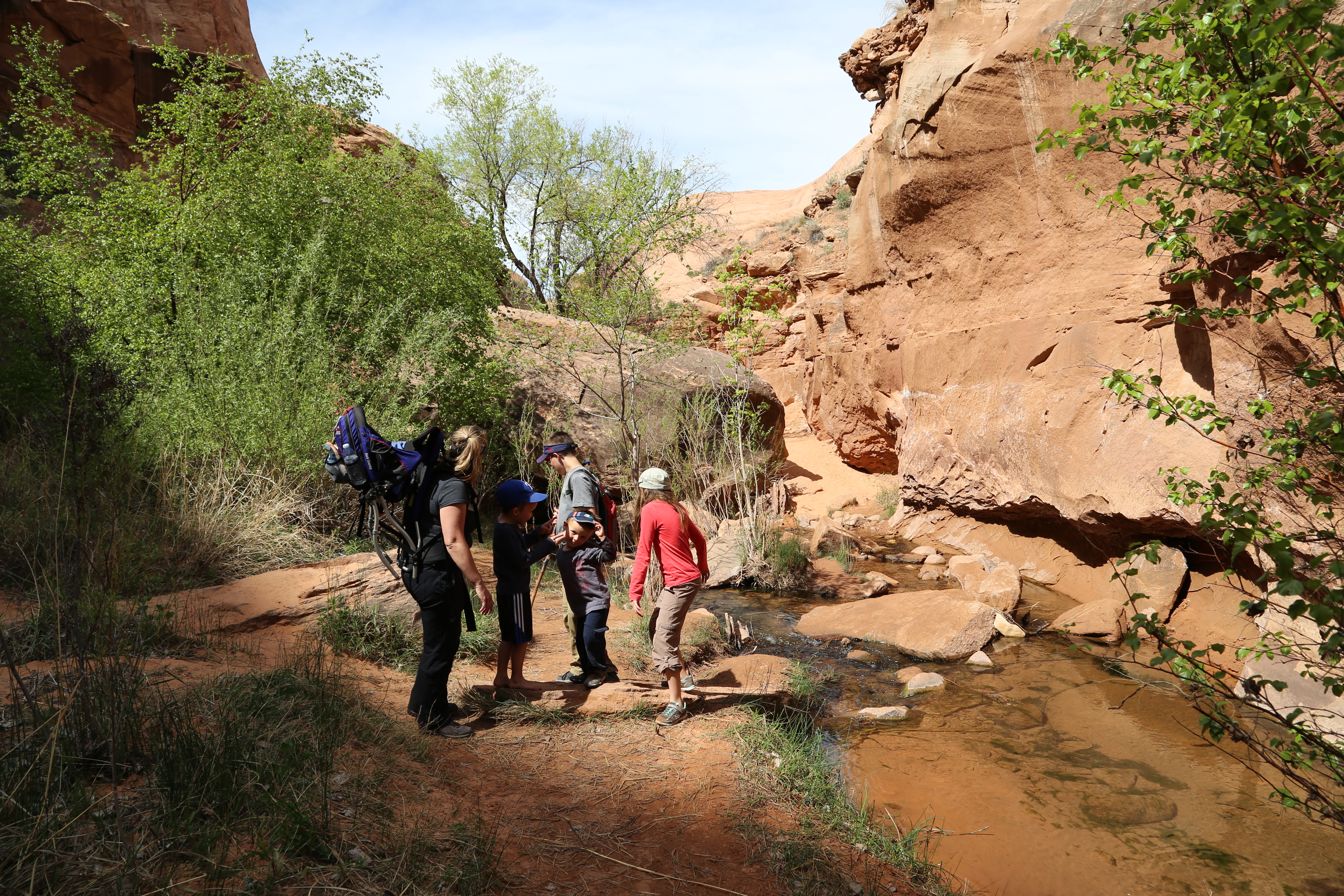 2015 Spring Break - Moab - Morning Glory Bridge (Negro Bill Canyon Trail)