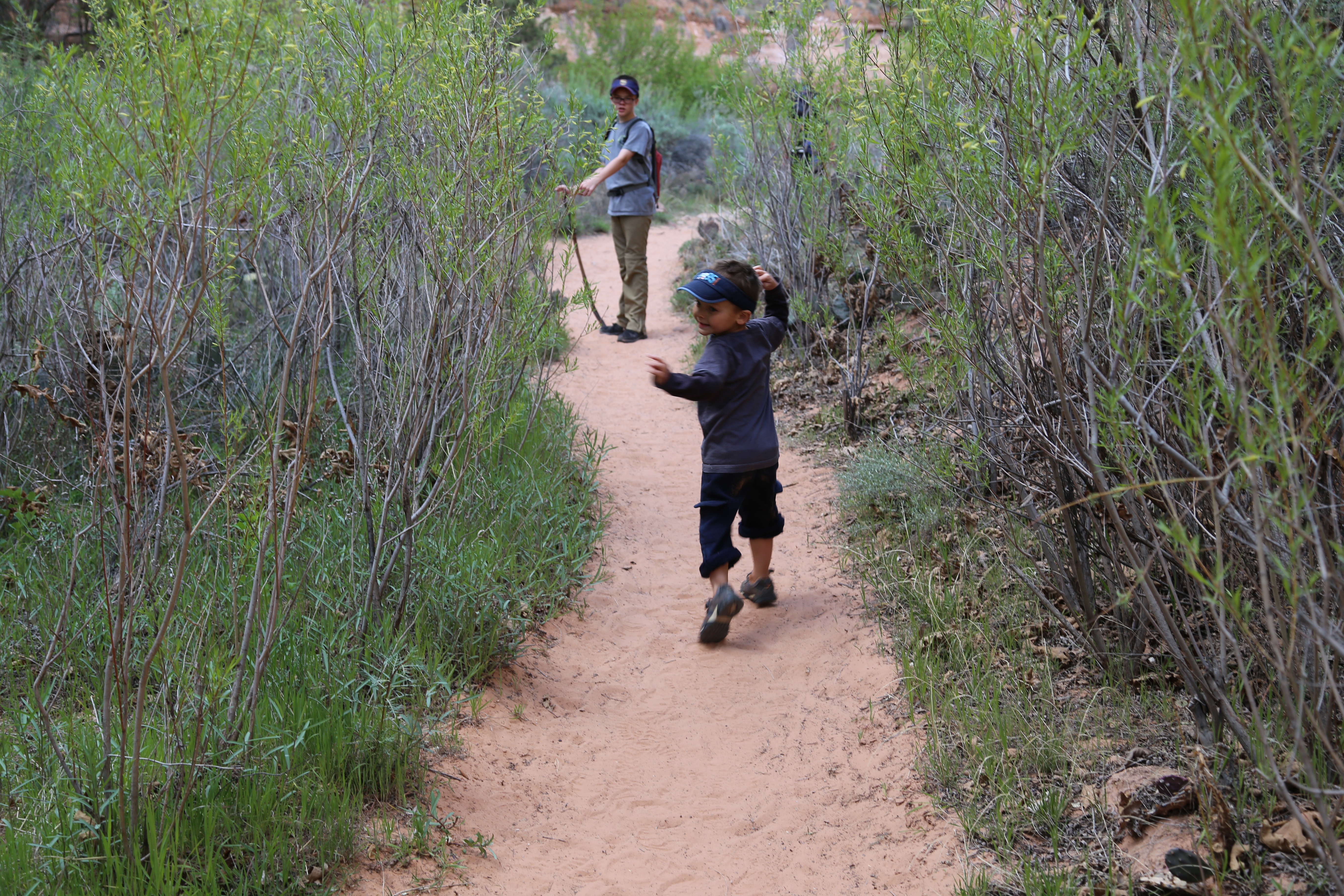 2015 Spring Break - Moab - Morning Glory Bridge (Negro Bill Canyon Trail)