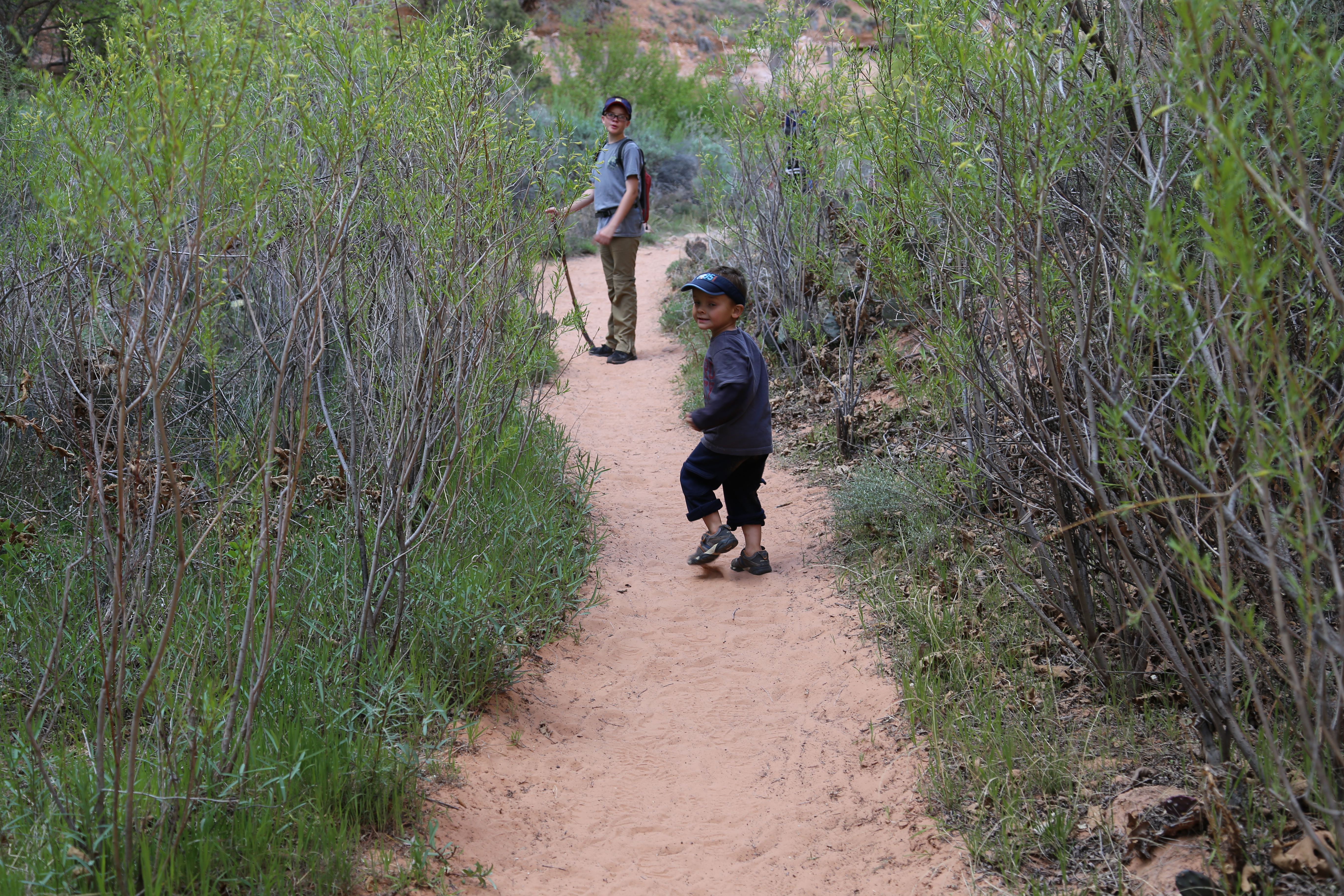 2015 Spring Break - Moab - Morning Glory Bridge (Negro Bill Canyon Trail)