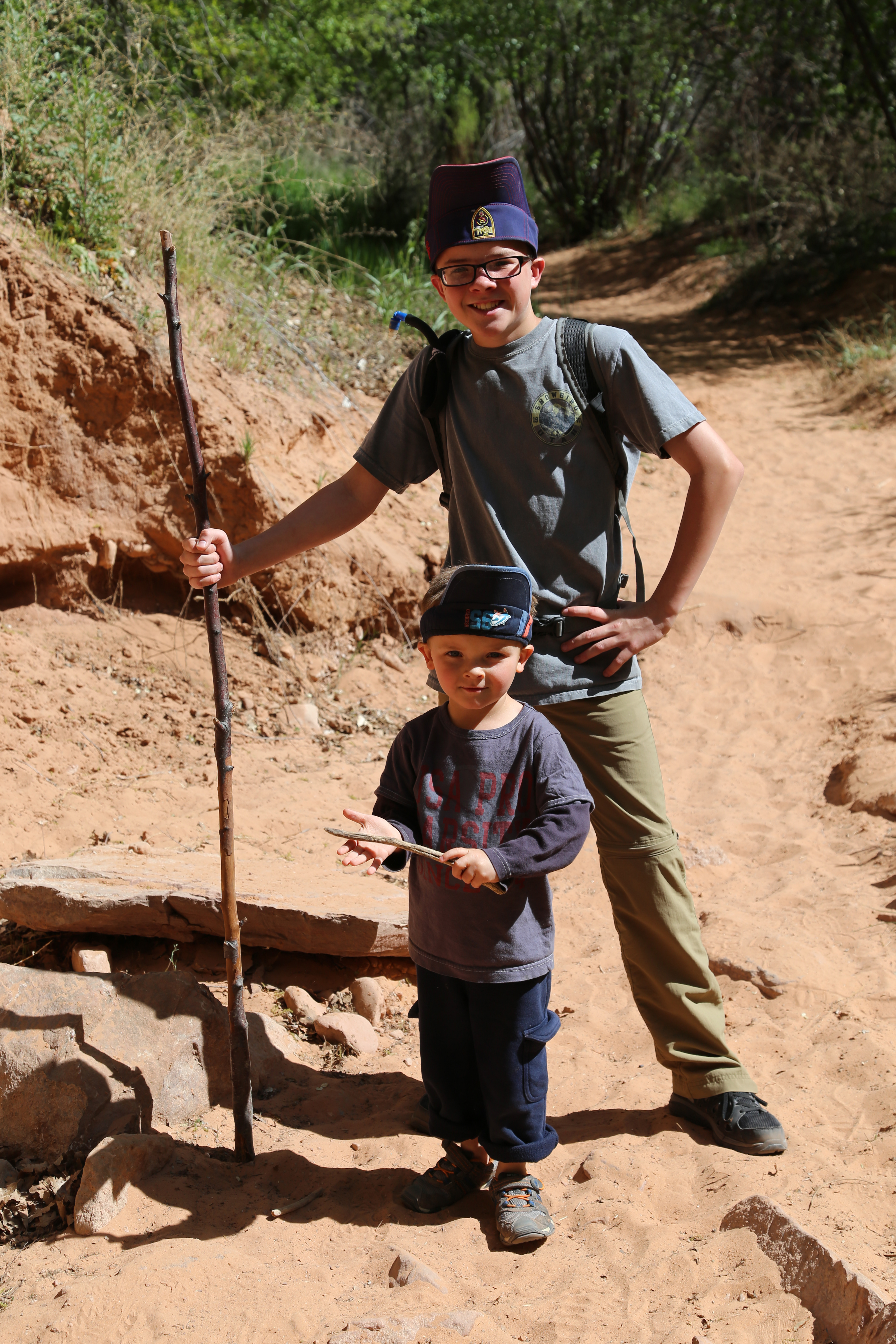 2015 Spring Break - Moab - Morning Glory Bridge (Negro Bill Canyon Trail)