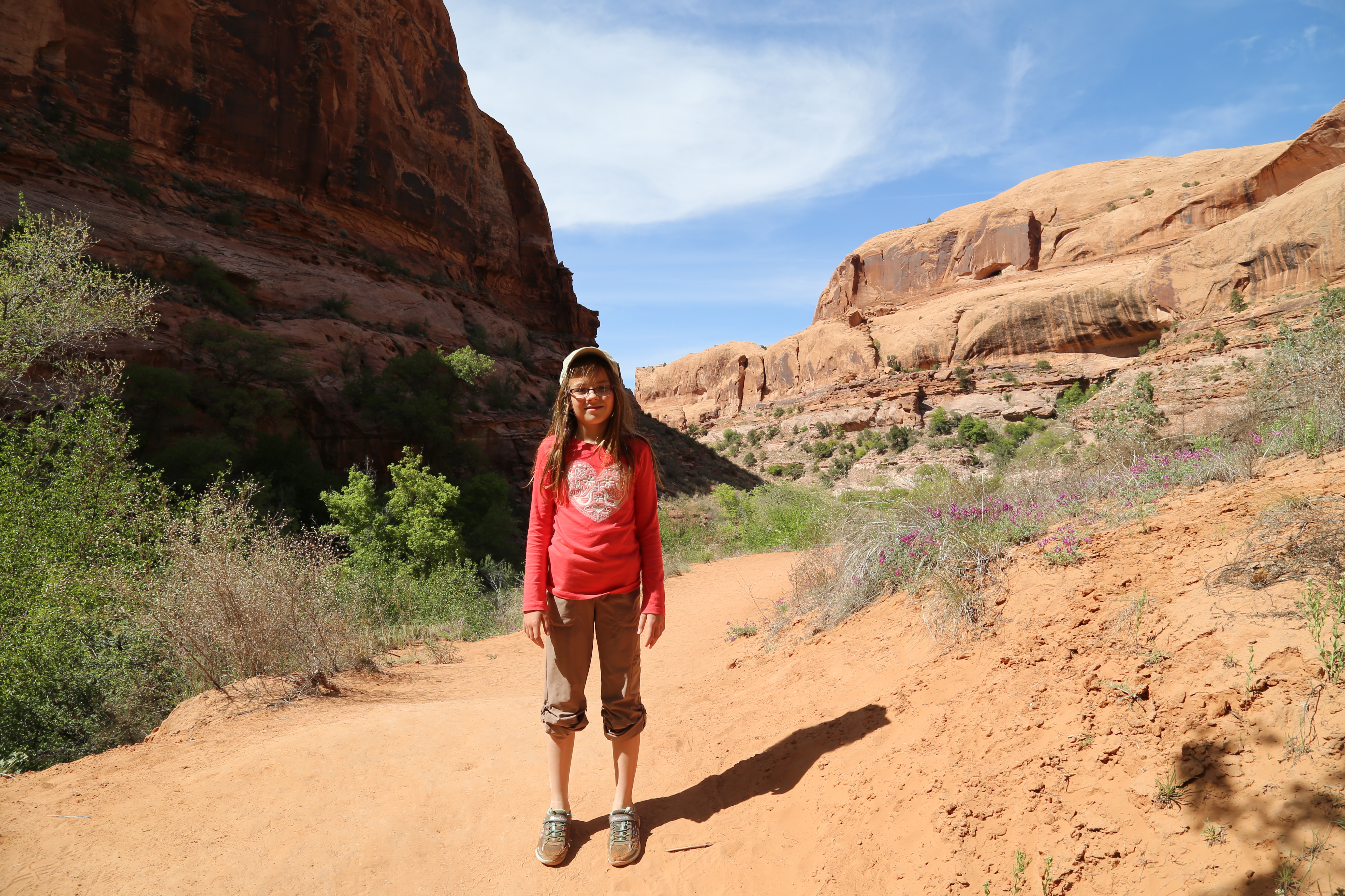 2015 Spring Break - Moab - Morning Glory Bridge (Negro Bill Canyon Trail)