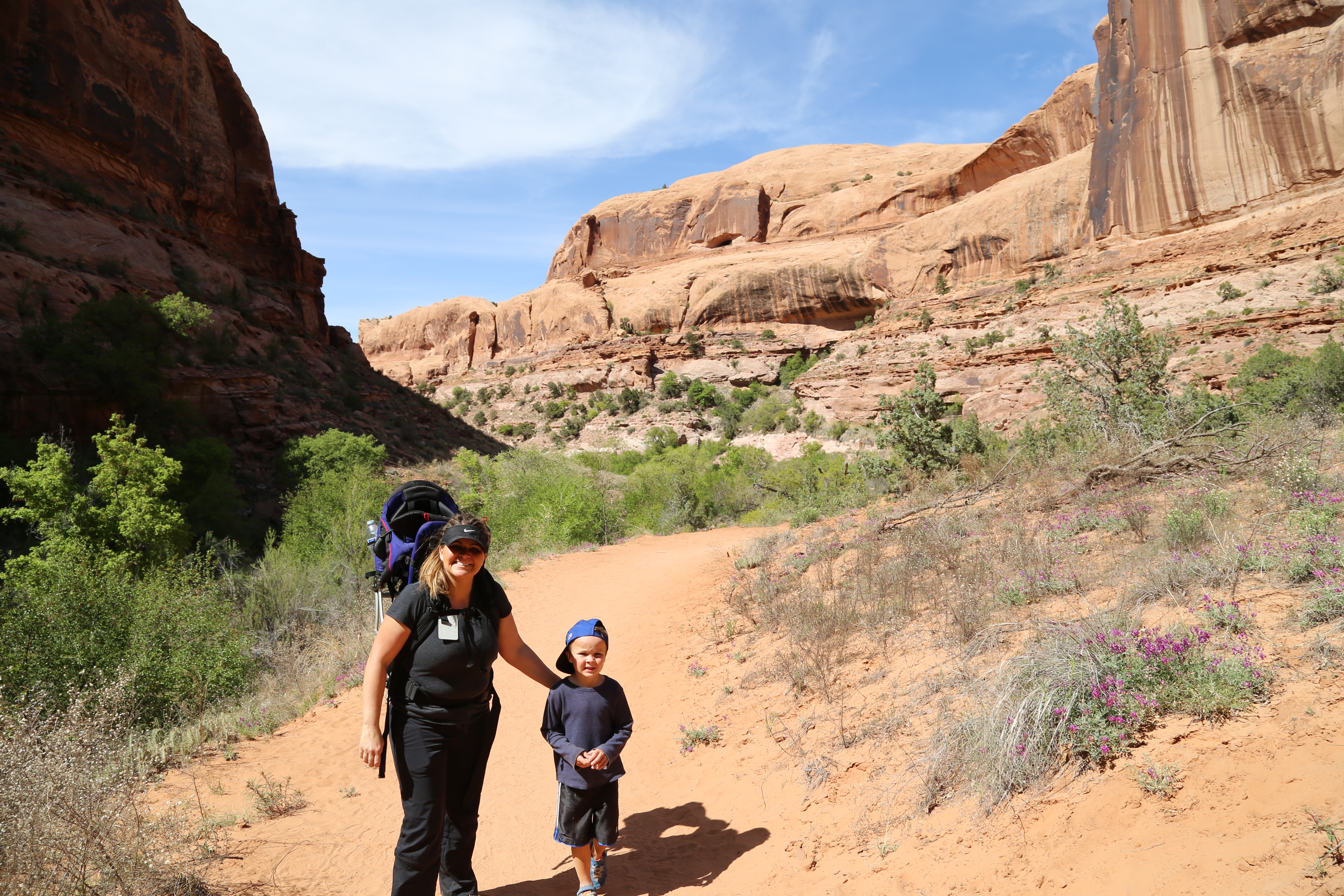 2015 Spring Break - Moab - Morning Glory Bridge (Negro Bill Canyon Trail)