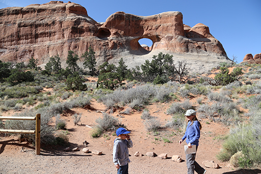 2015 Spring Break - Moab - Scott's Birthday, Landscape Arch in Devil's Garden (Arches National Park)
