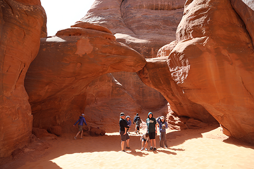2015 Spring Break - Moab - Sand Dune Arch (Arches National Park)