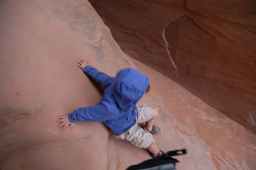 2015 Spring Break - Moab - Sand Dune Arch (Arches National Park)