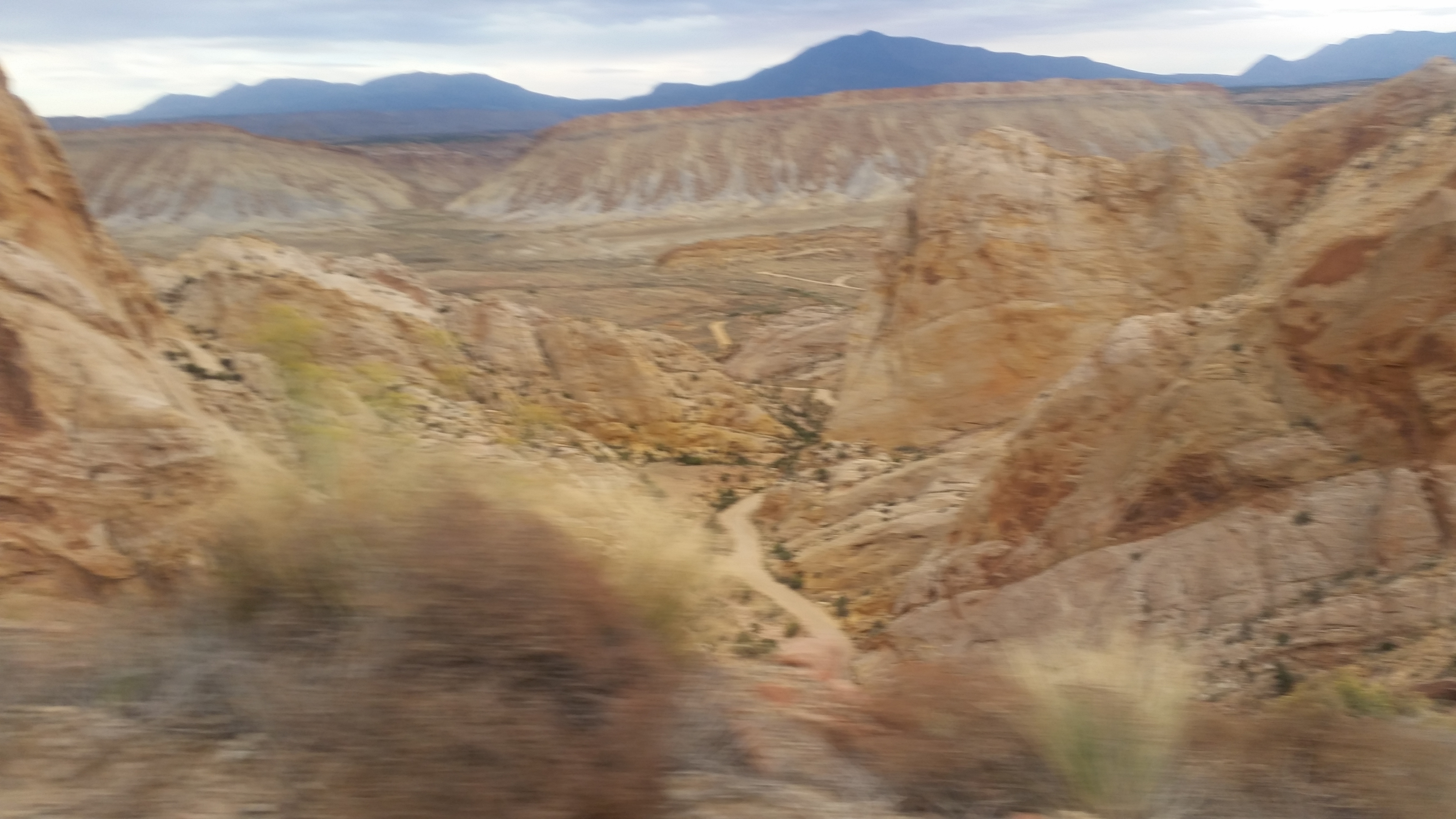 2015 Fall Break - Day 2 - Capitol Reef National Park (Grand Wash Narrows, Capitol Gorge (Petroglyphs, Narrows, Pioneer Register), Waterpocket Fold Drive (Notom-Bullfrog Road, Burr Trail Road), Hell's Backbone Grill (Boulder, Utah))