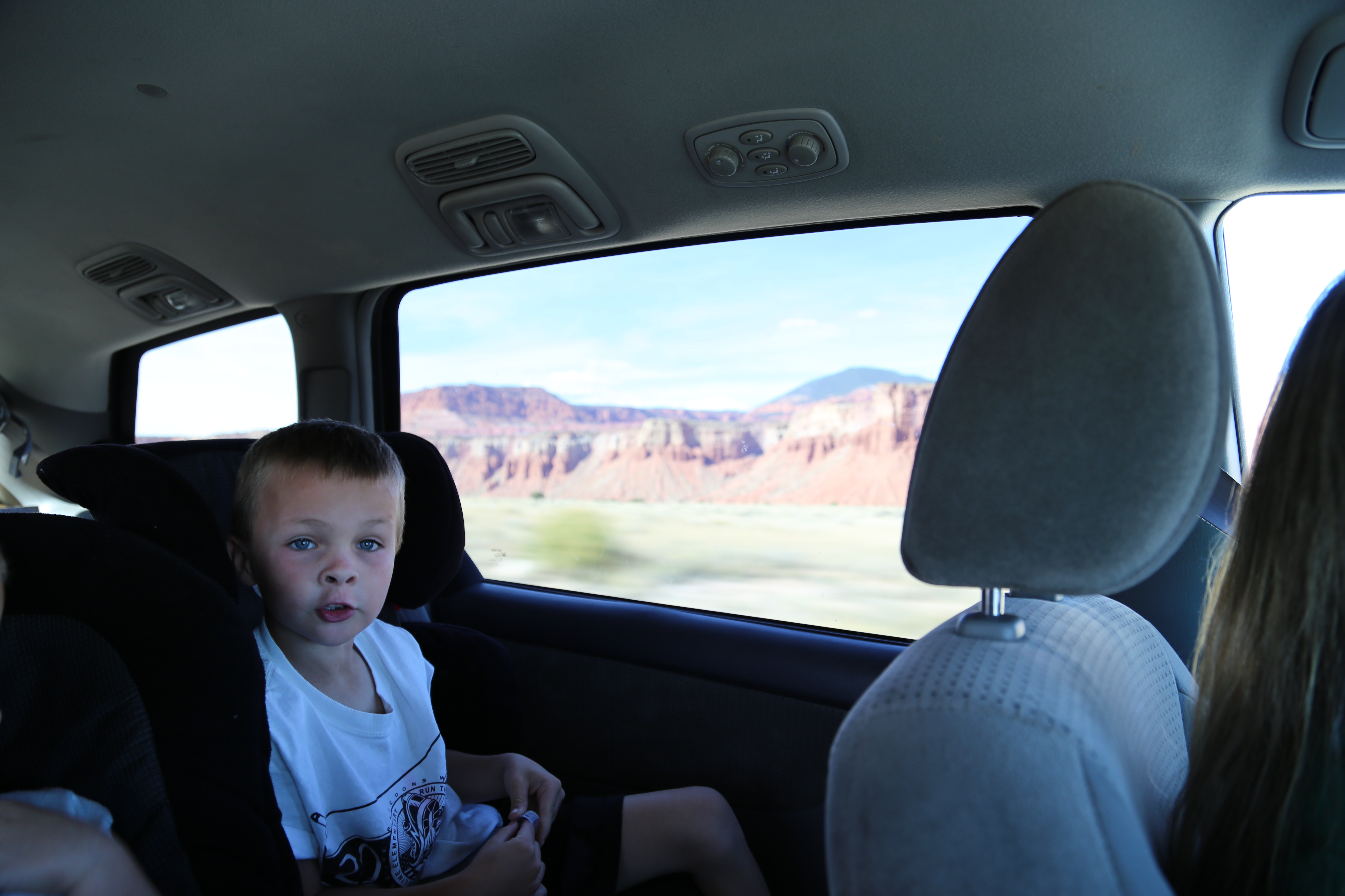 2015 Fall Break - Day 1 - Capitol Reef National Park (Fremont Petroglyphs, Fruita Historic Schoolhouse, Gifford House Pies, Indian in the Cupboard)