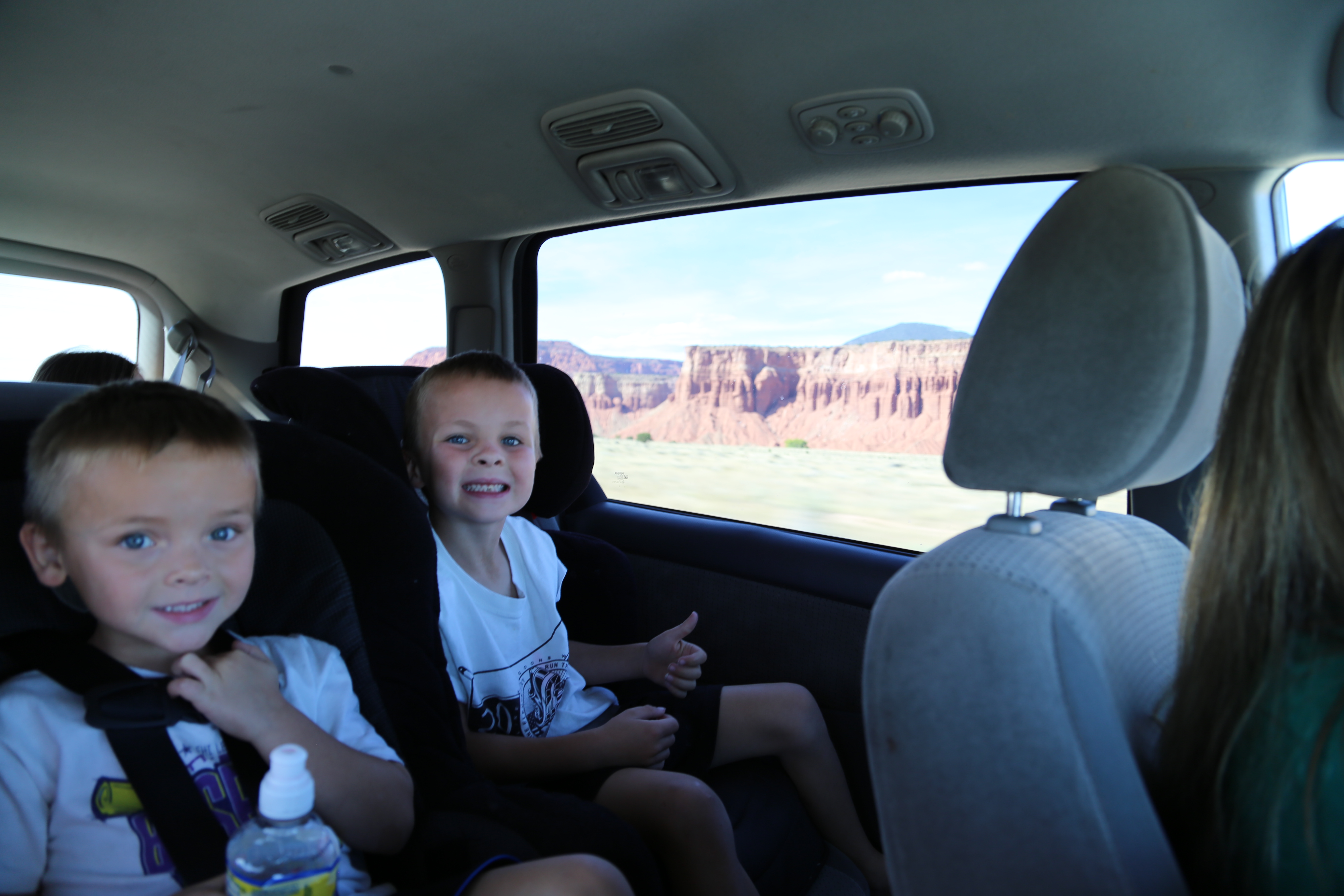 2015 Fall Break - Day 1 - Capitol Reef National Park (Fremont Petroglyphs, Fruita Historic Schoolhouse, Gifford House Pies, Indian in the Cupboard)