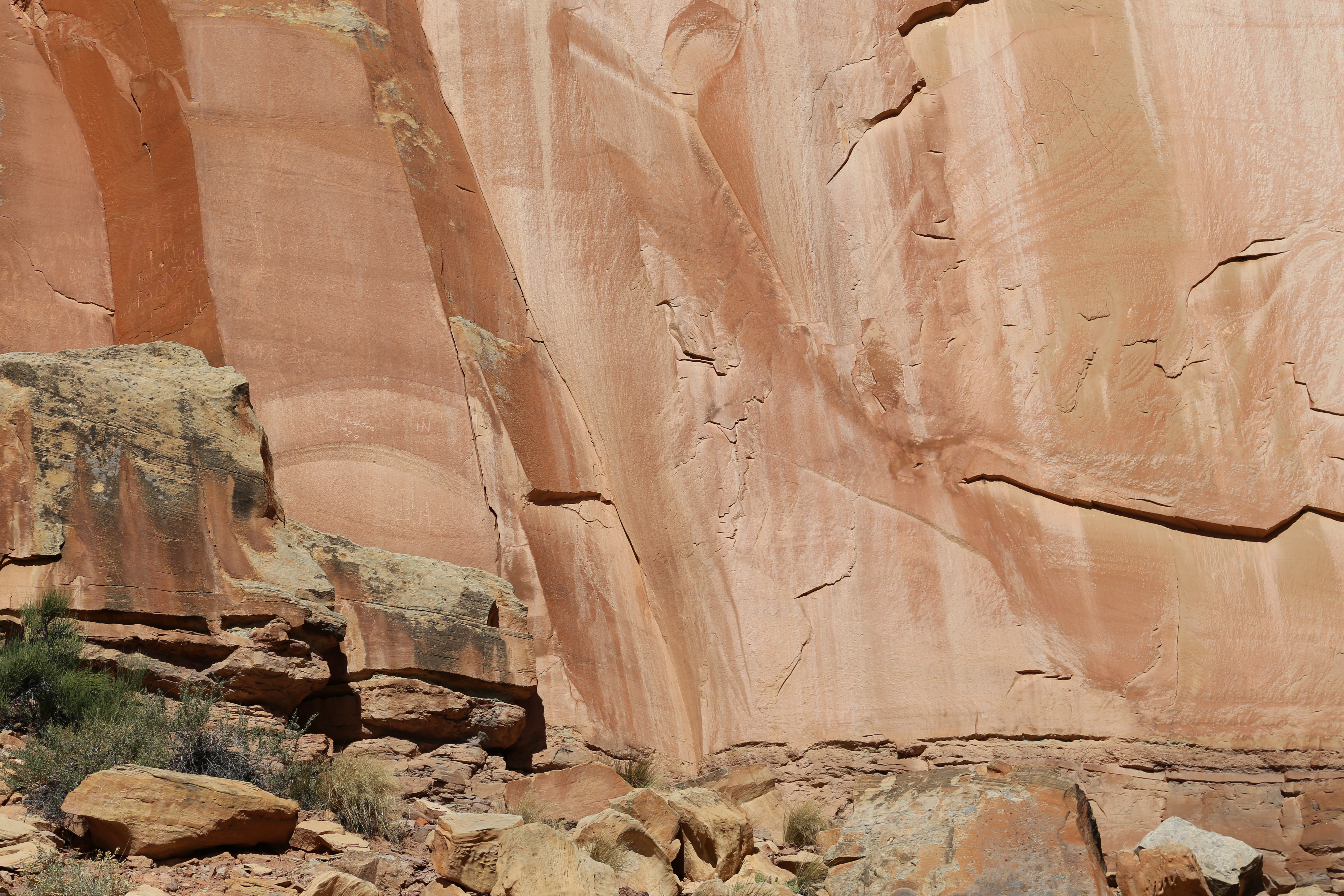 2015 Fall Break - Day 1 - Capitol Reef National Park (Fremont Petroglyphs, Fruita Historic Schoolhouse, Gifford House Pies, Indian in the Cupboard)