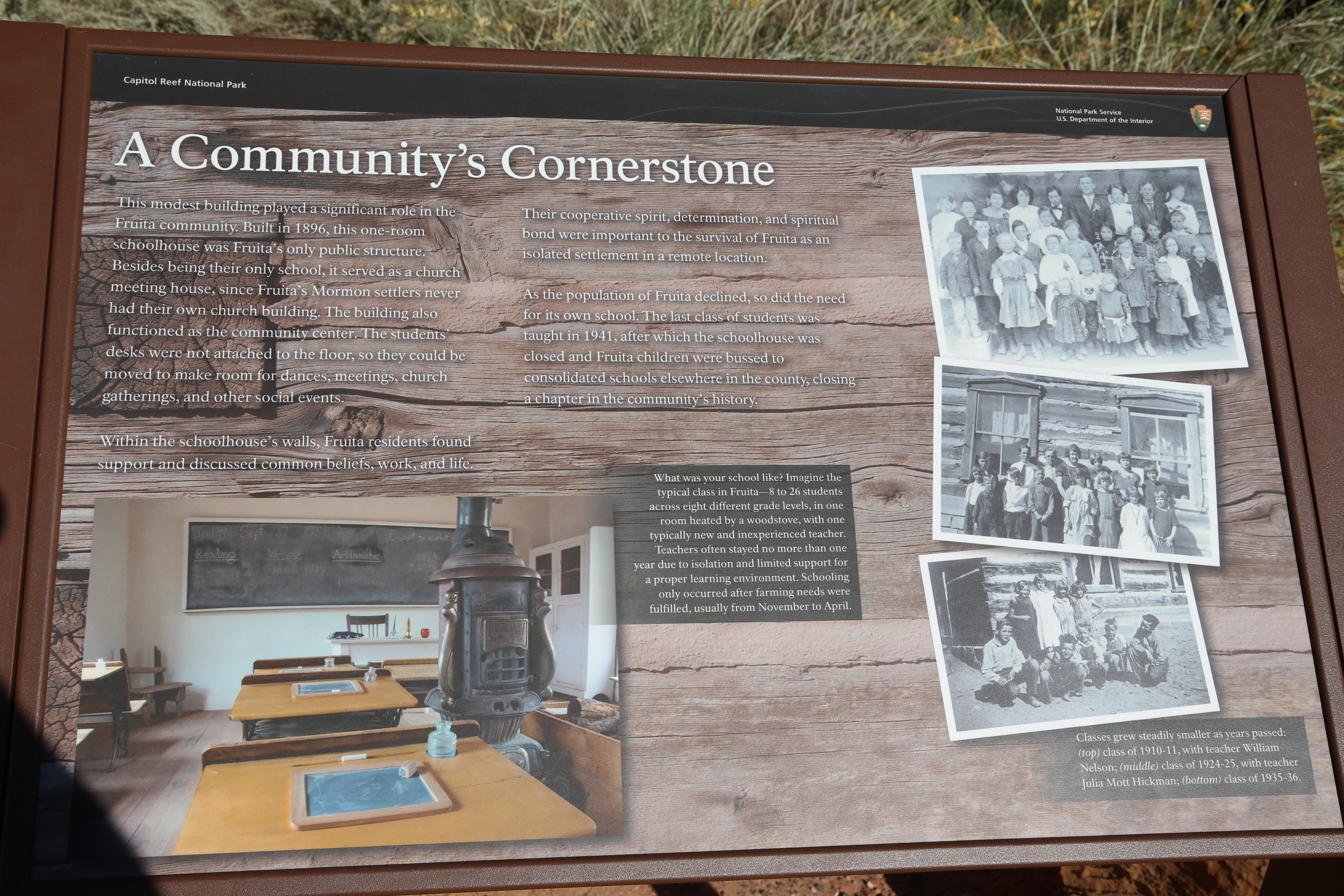 2015 Fall Break - Day 1 - Capitol Reef National Park (Fremont Petroglyphs, Fruita Historic Schoolhouse, Gifford House Pies, Indian in the Cupboard)