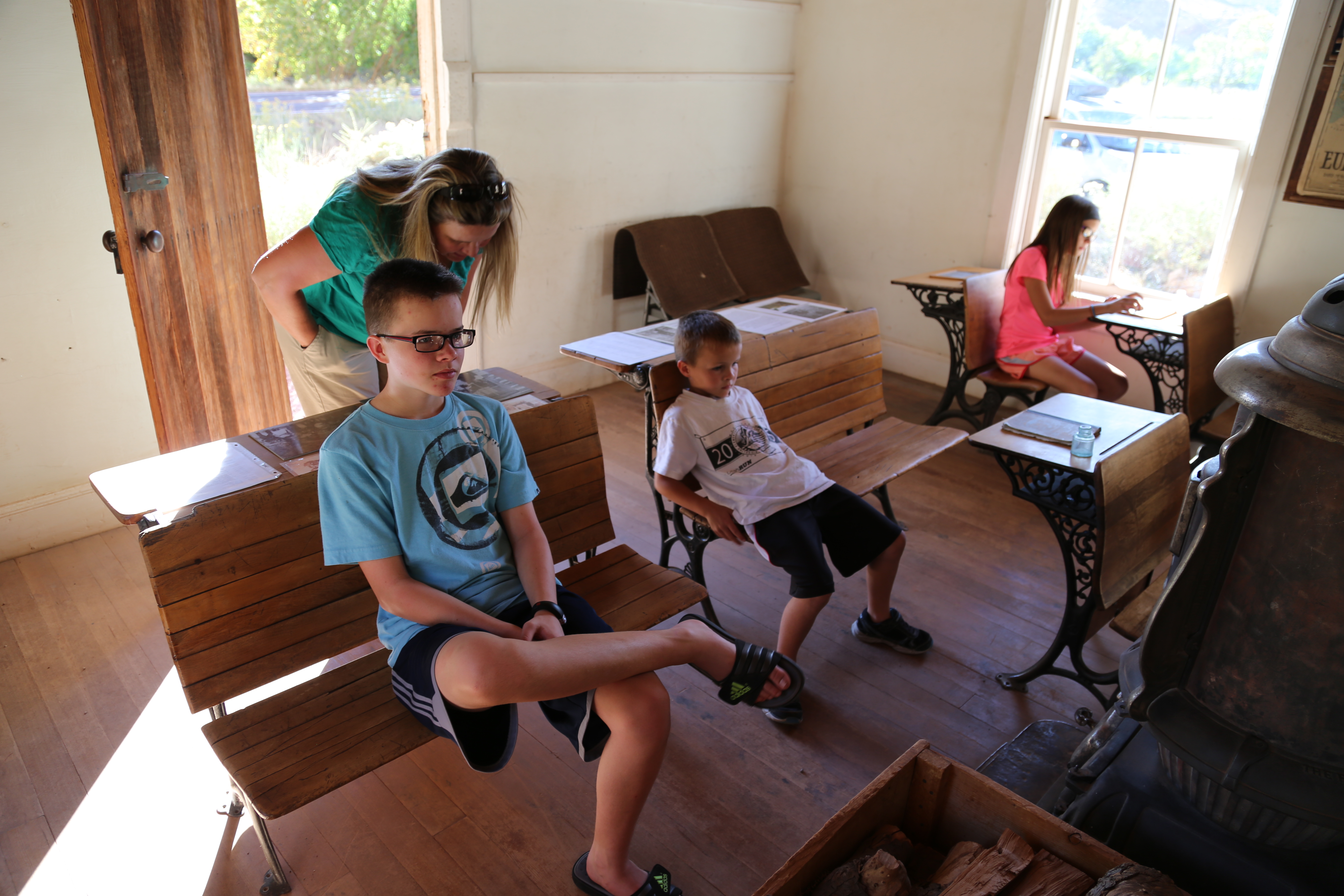 2015 Fall Break - Day 1 - Capitol Reef National Park (Fremont Petroglyphs, Fruita Historic Schoolhouse, Gifford House Pies, Indian in the Cupboard)