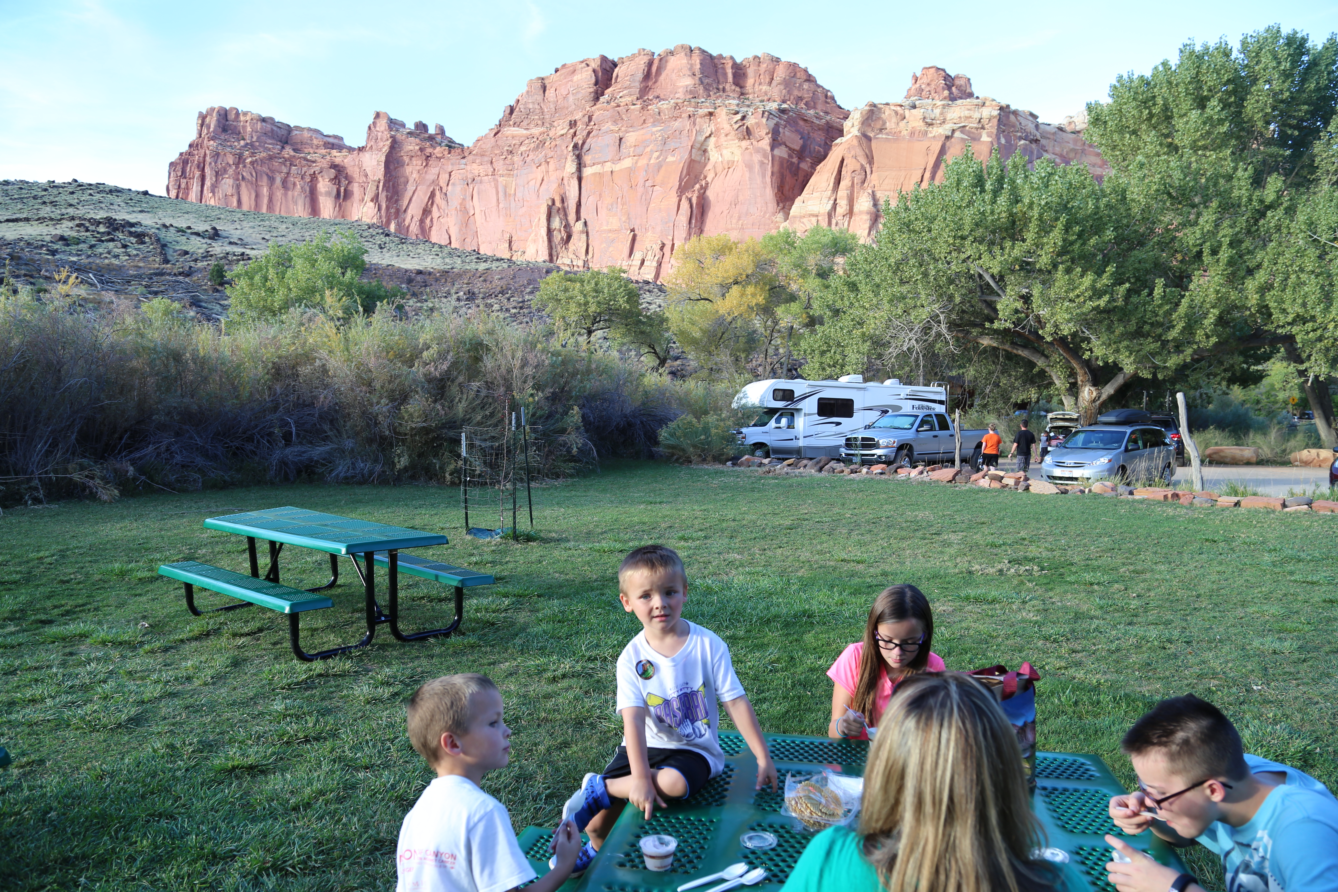 2015 Fall Break - Day 1 - Capitol Reef National Park (Fremont Petroglyphs, Fruita Historic Schoolhouse, Gifford House Pies, Indian in the Cupboard)