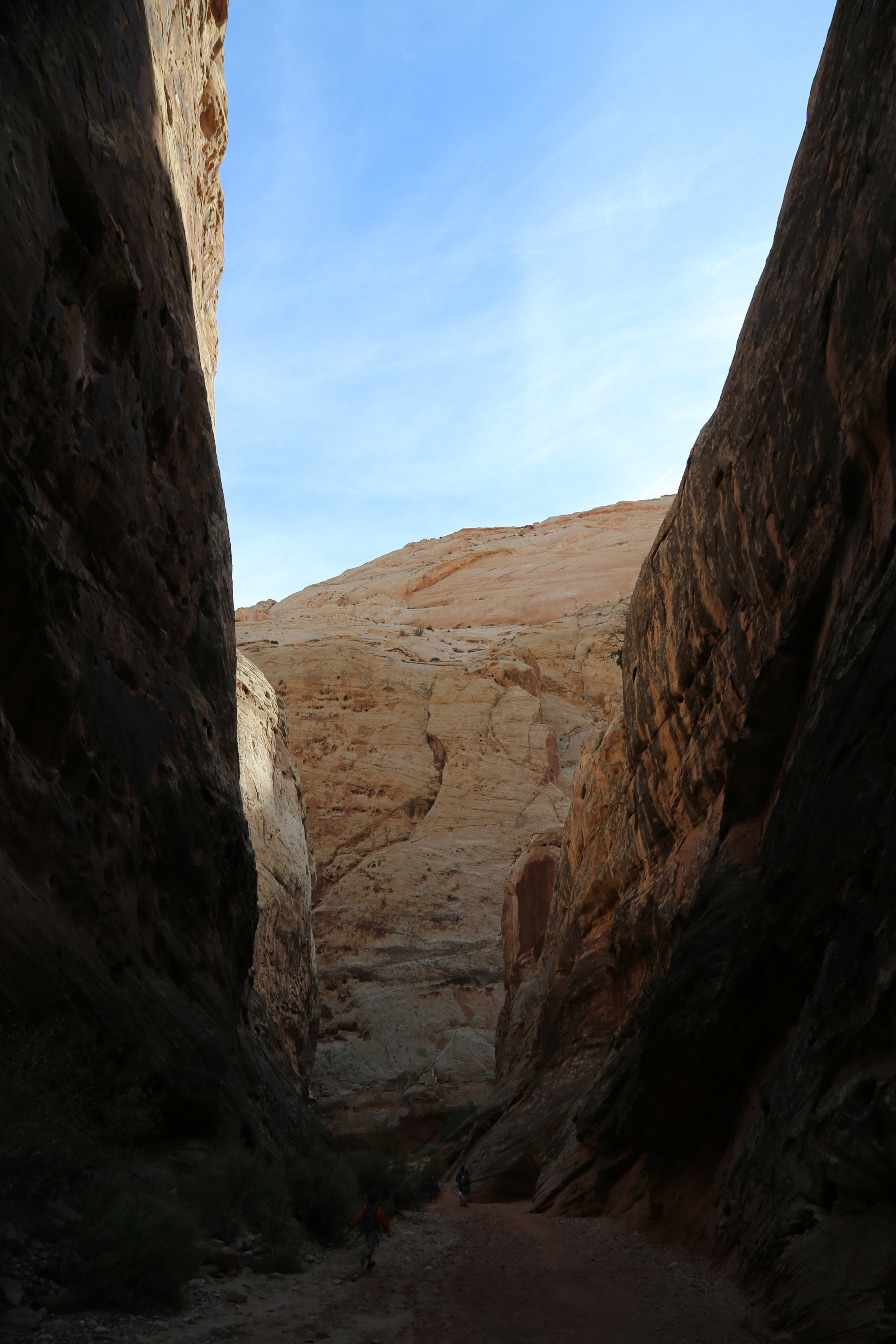 2015 Fall Break - Day 2 - Capitol Reef National Park (Grand Wash Narrows, Capitol Gorge (Petroglyphs, Narrows, Pioneer Register), Waterpocket Fold Drive (Notom-Bullfrog Road, Burr Trail Road), Hell's Backbone Grill (Boulder, Utah))