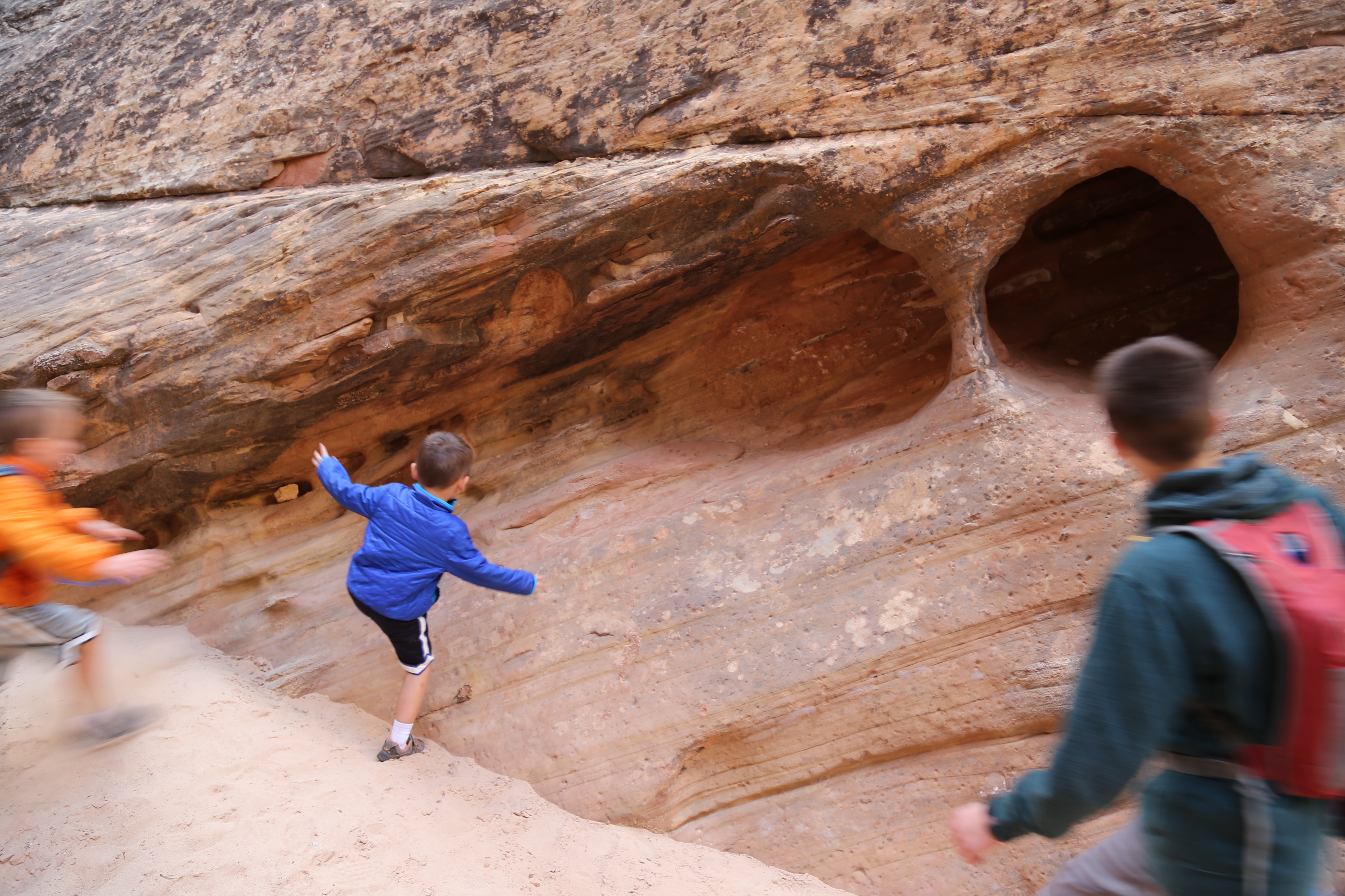 2015 Fall Break - Day 2 - Capitol Reef National Park (Grand Wash Narrows, Capitol Gorge (Petroglyphs, Narrows, Pioneer Register), Waterpocket Fold Drive (Notom-Bullfrog Road, Burr Trail Road), Hell's Backbone Grill (Boulder, Utah))