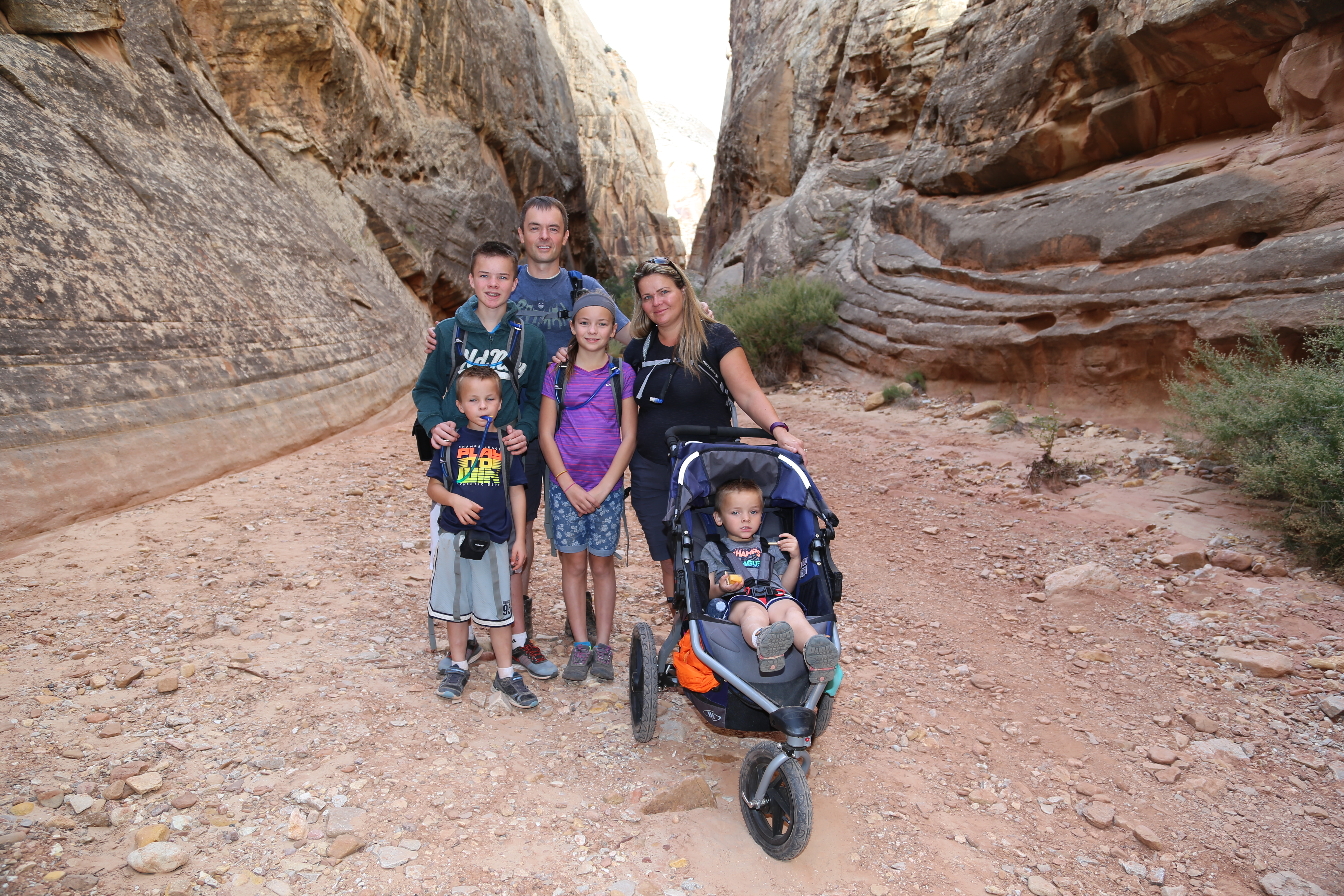 2015 Fall Break - Day 2 - Capitol Reef National Park (Grand Wash Narrows, Capitol Gorge (Petroglyphs, Narrows, Pioneer Register), Waterpocket Fold Drive (Notom-Bullfrog Road, Burr Trail Road), Hell's Backbone Grill (Boulder, Utah))