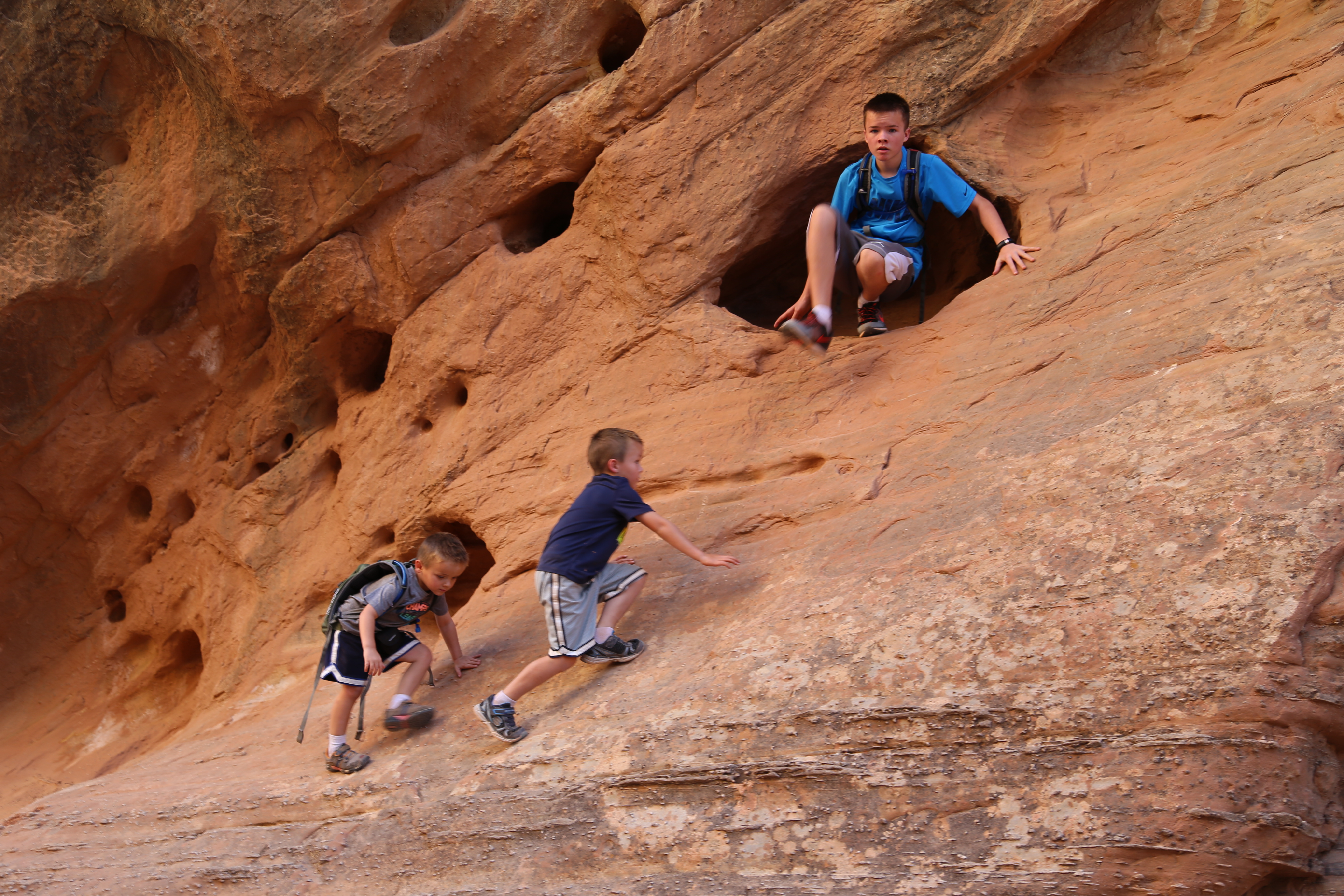 2015 Fall Break - Day 2 - Capitol Reef National Park (Grand Wash Narrows, Capitol Gorge (Petroglyphs, Narrows, Pioneer Register), Waterpocket Fold Drive (Notom-Bullfrog Road, Burr Trail Road), Hell's Backbone Grill (Boulder, Utah))