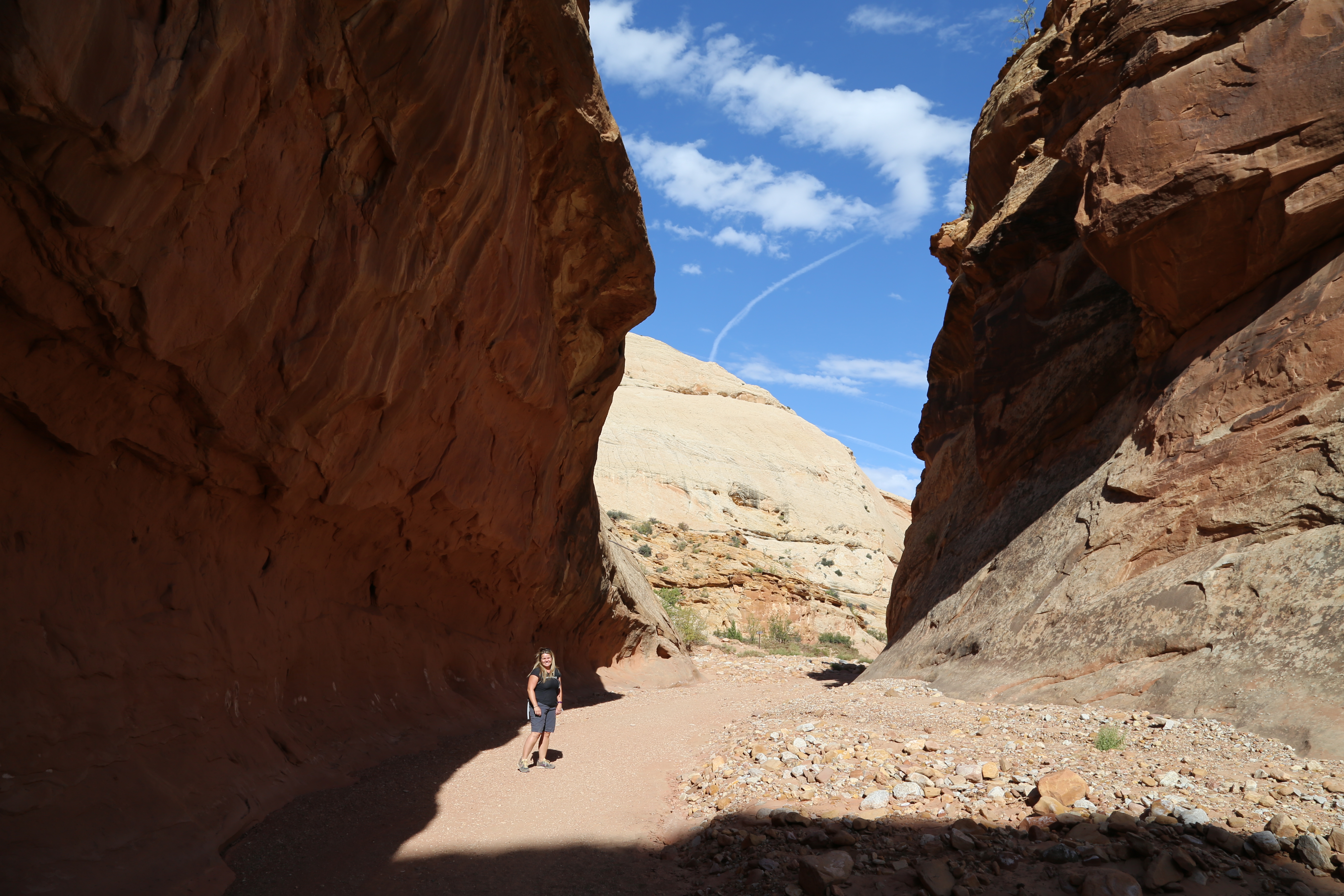 2015 Fall Break - Day 2 - Capitol Reef National Park (Grand Wash Narrows, Capitol Gorge (Petroglyphs, Narrows, Pioneer Register), Waterpocket Fold Drive (Notom-Bullfrog Road, Burr Trail Road), Hell's Backbone Grill (Boulder, Utah))