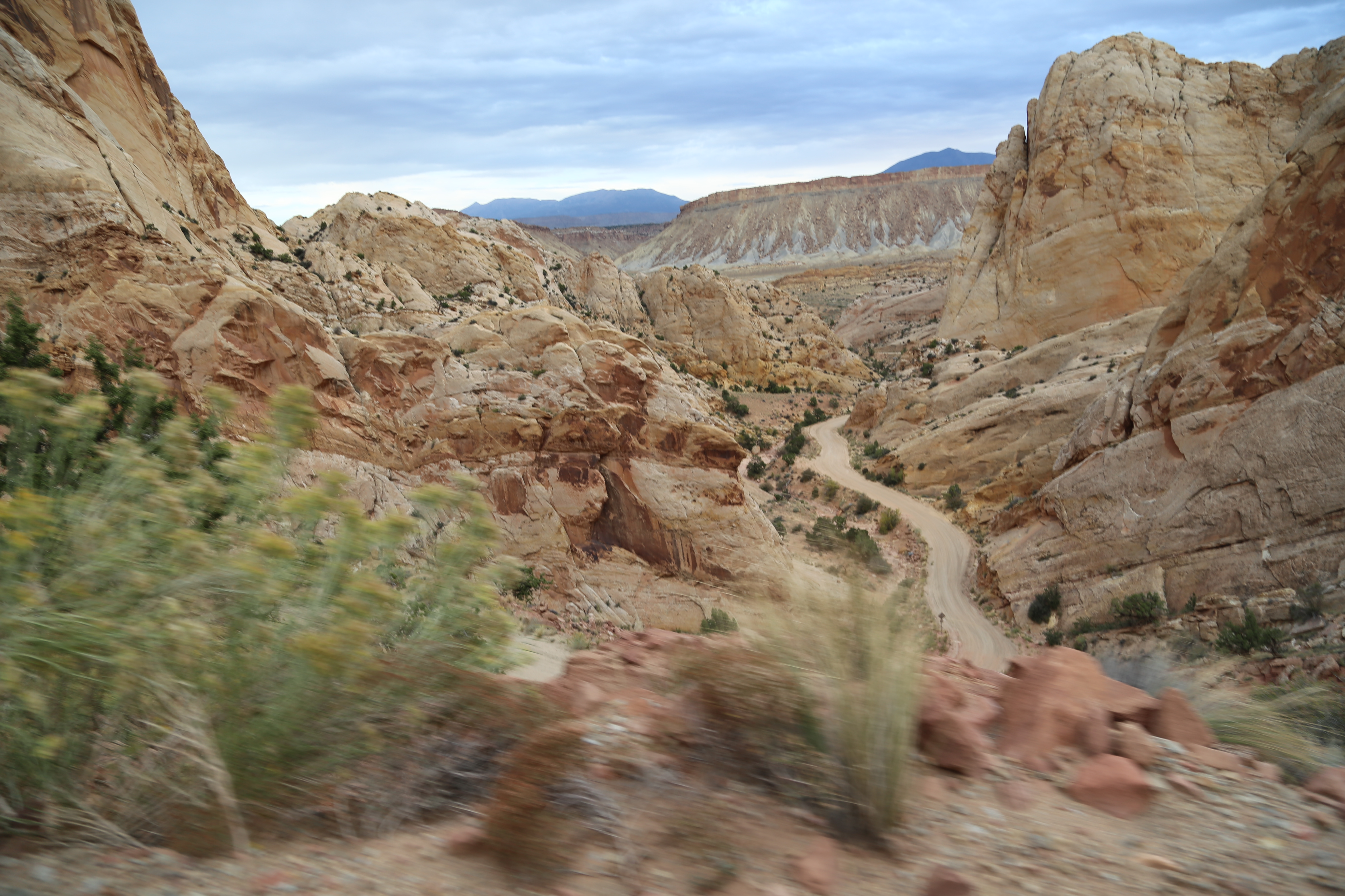 2015 Fall Break - Day 2 - Capitol Reef National Park (Grand Wash Narrows, Capitol Gorge (Petroglyphs, Narrows, Pioneer Register), Waterpocket Fold Drive (Notom-Bullfrog Road, Burr Trail Road), Hell's Backbone Grill (Boulder, Utah))