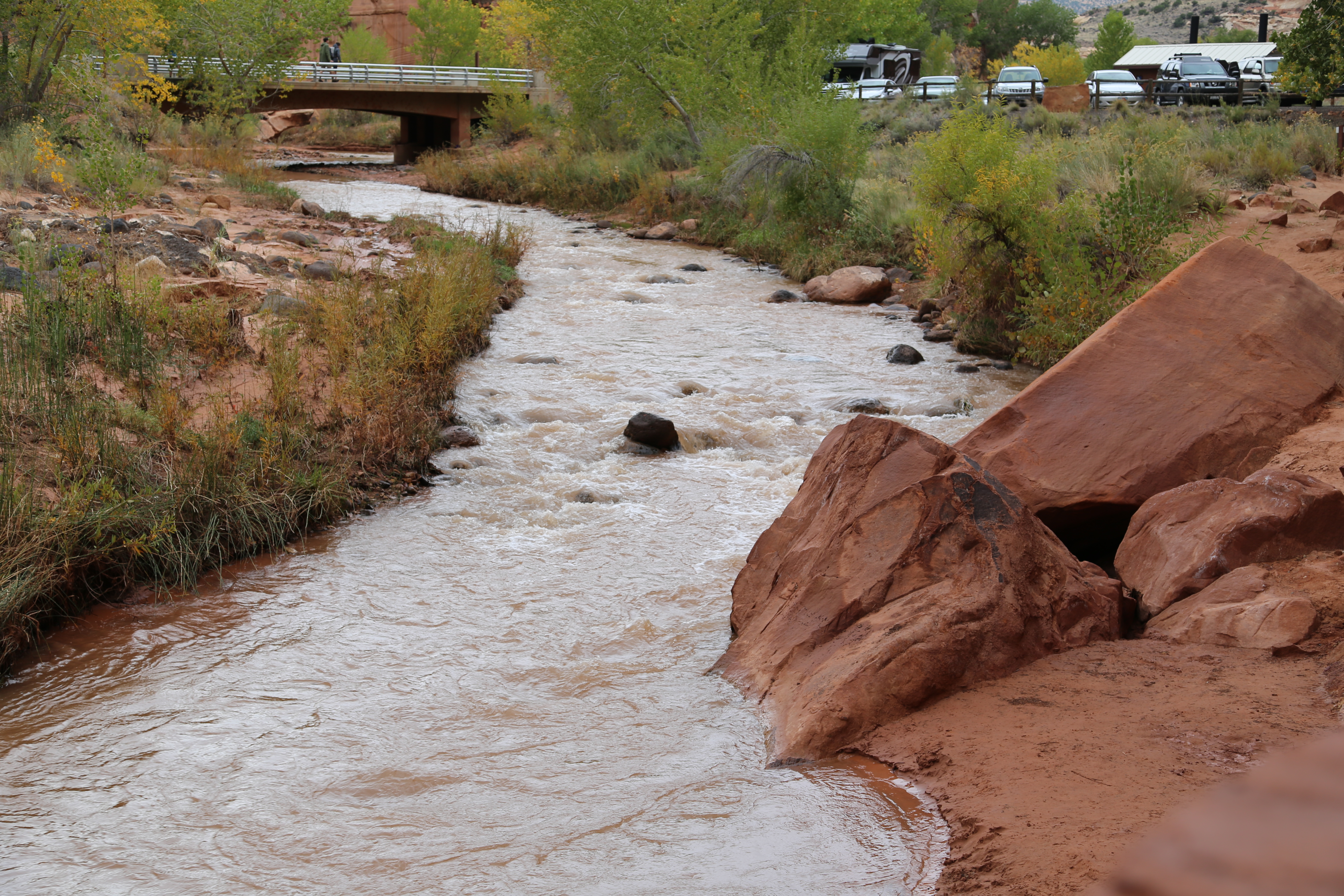 2015 Fall Break - Day 3 - Capitol Reef National Park (Gifford House Pies, Hickman Bridge Arch, Snakes Alive!, Picking Apples in the Fruita Pioneer Orchards, Goosenecks Overlook, Panorama Point), Eating Rattlesnakes at Cafe Diablo (Torrey, Utah)