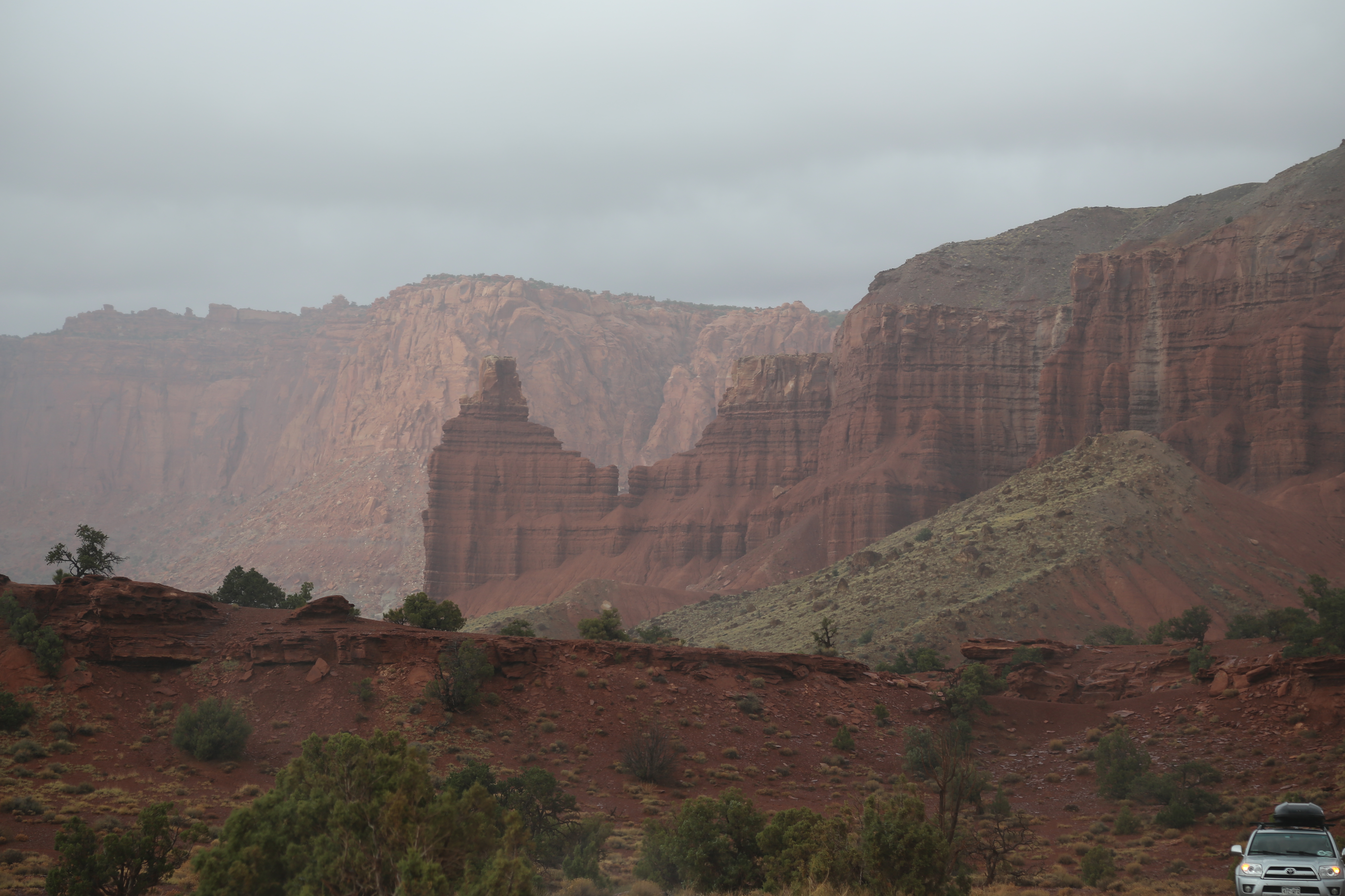 2015 Fall Break - Day 3 - Capitol Reef National Park (Gifford House Pies, Hickman Bridge Arch, Snakes Alive!, Picking Apples in the Fruita Pioneer Orchards, Goosenecks Overlook, Panorama Point), Eating Rattlesnakes at Cafe Diablo (Torrey, Utah)