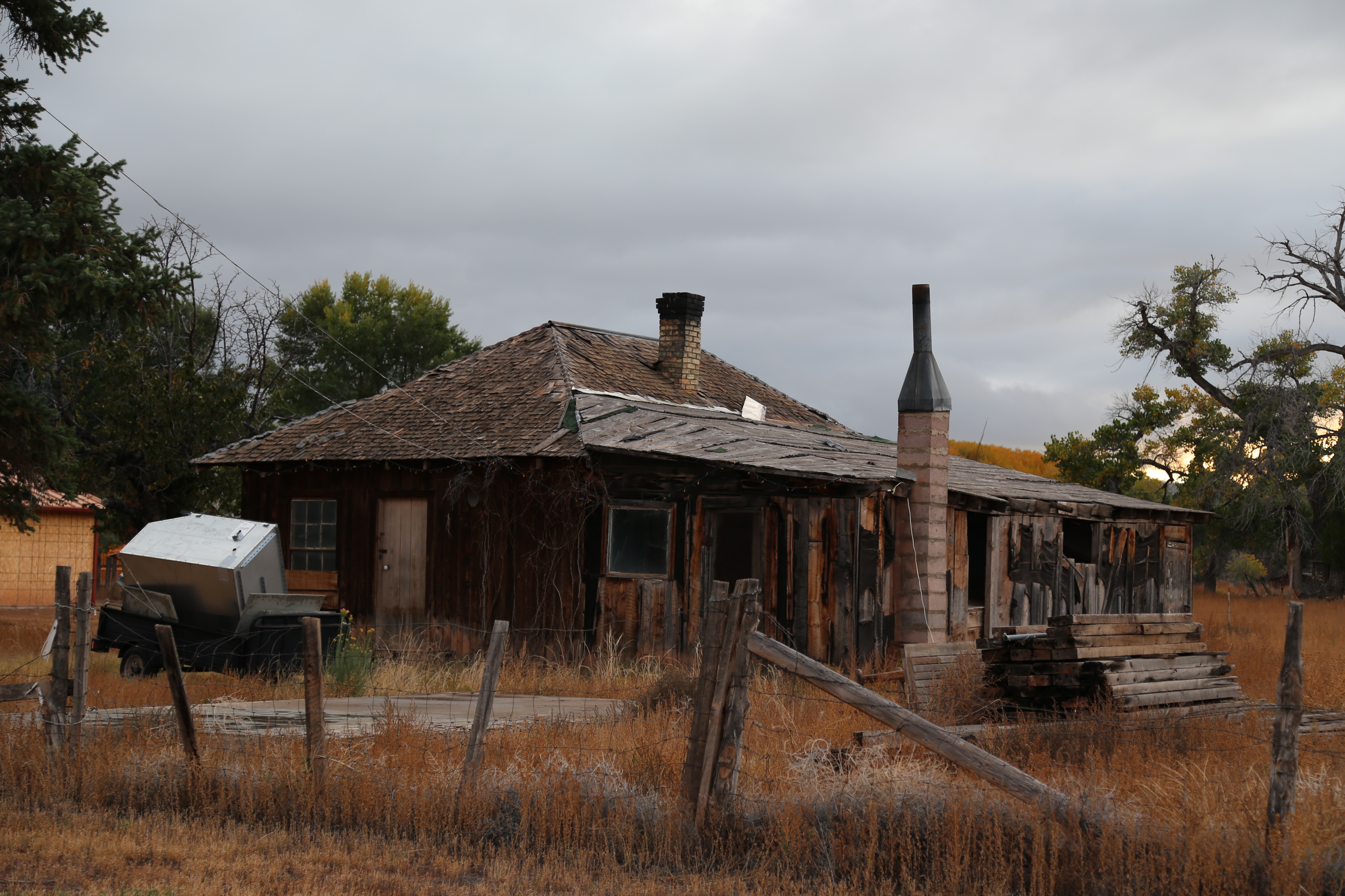 2015 Fall Break - Day 3 - Capitol Reef National Park (Gifford House Pies, Hickman Bridge Arch, Snakes Alive!, Picking Apples in the Fruita Pioneer Orchards, Goosenecks Overlook, Panorama Point), Eating Rattlesnakes at Cafe Diablo (Torrey, Utah)