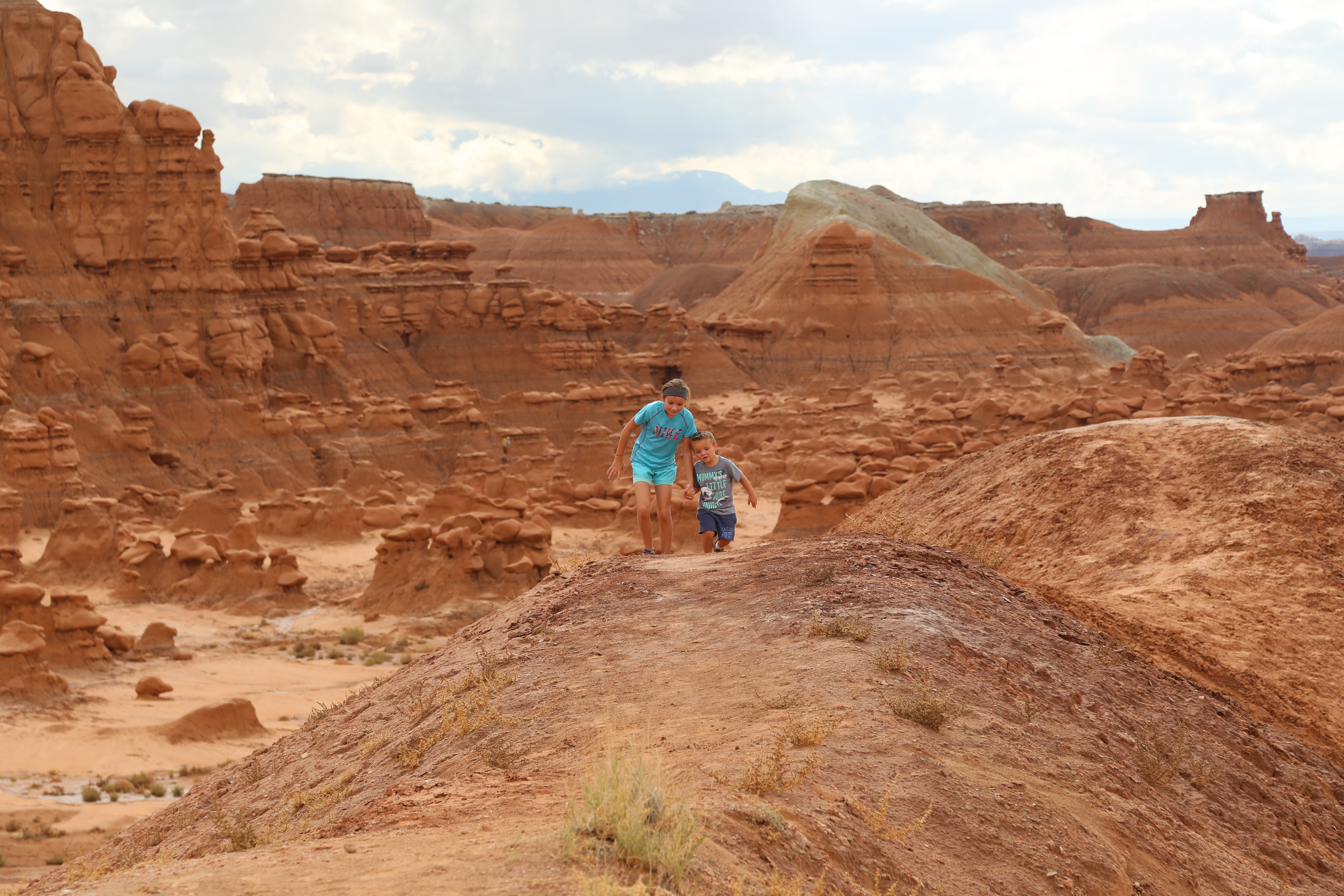 2015 Fall Break - Day 4 - Goblin Valley State Park (Hiking Through the Goblins, Capture the Flag in the Goblins), Capitol Reef National Park (Gifford House Pies, Behunin Cabin), More Homemade Pie at Capitol Reef Inn & Cafe (Torrey, Utah)
