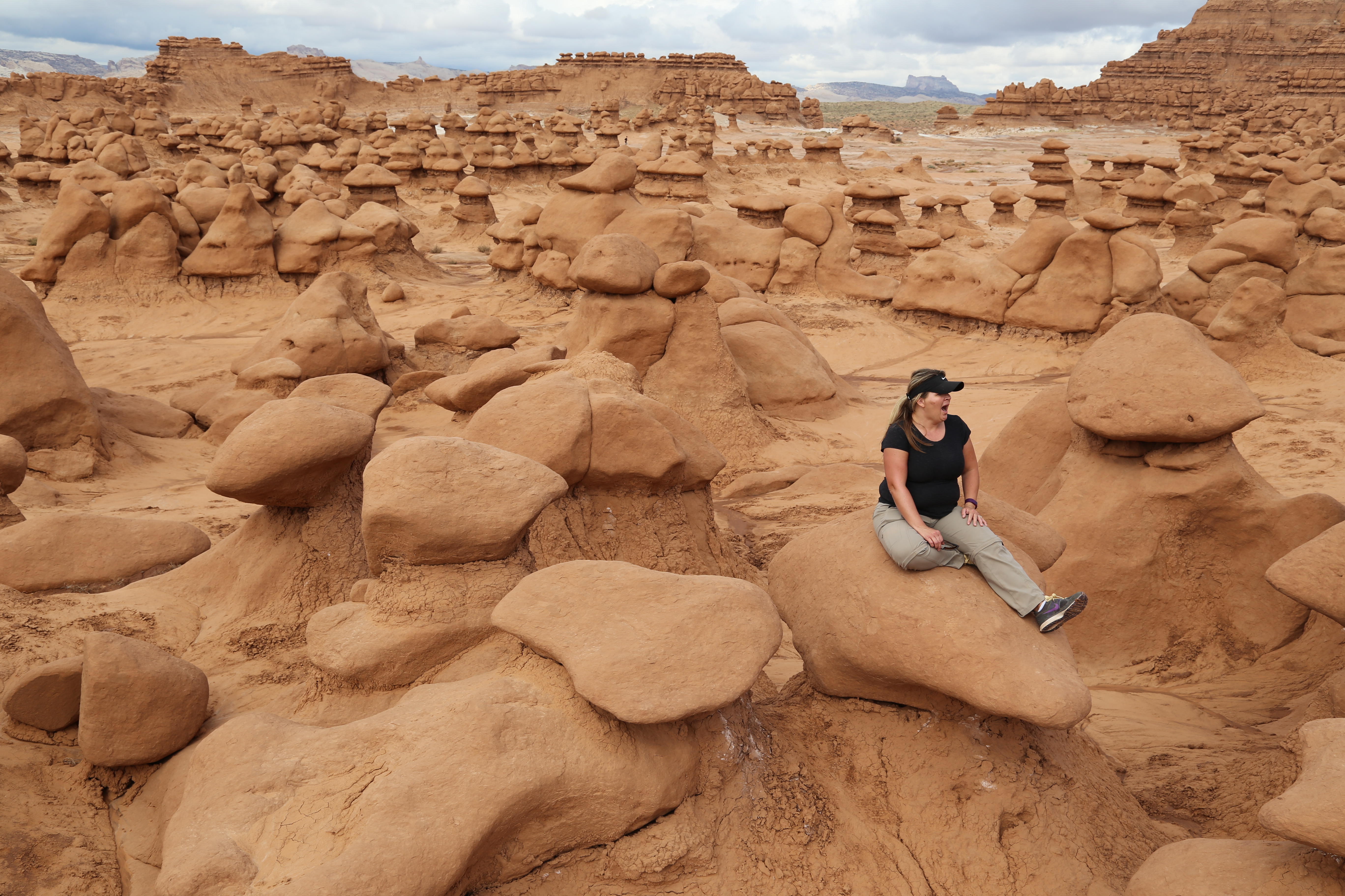 2015 Fall Break - Day 4 - Goblin Valley State Park (Hiking Through the Goblins, Capture the Flag in the Goblins), Capitol Reef National Park (Gifford House Pies, Behunin Cabin), More Homemade Pie at Capitol Reef Inn & Cafe (Torrey, Utah)