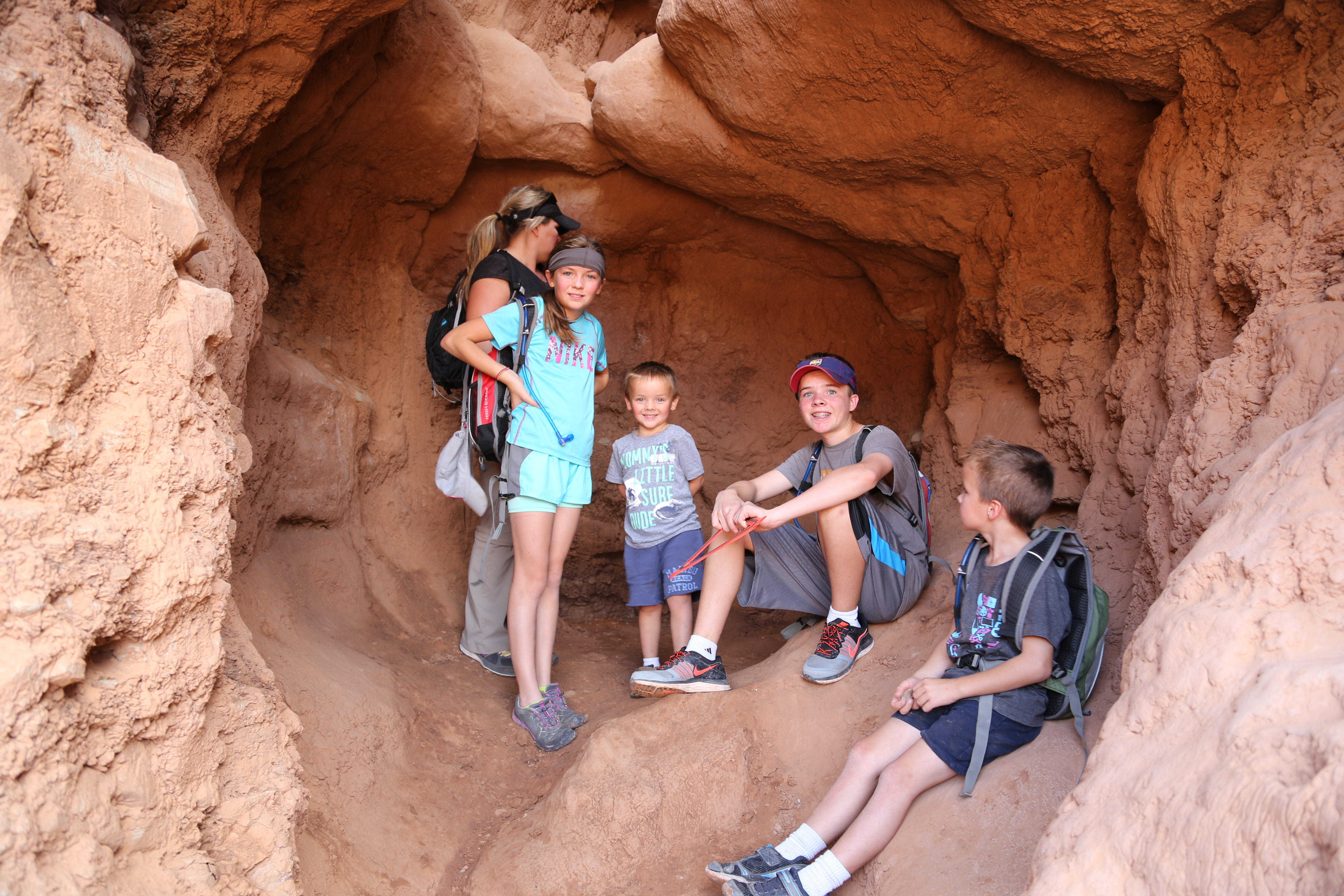 2015 Fall Break - Day 4 - Goblin Valley State Park (Hiking Through the Goblins, Capture the Flag in the Goblins), Capitol Reef National Park (Gifford House Pies, Behunin Cabin), More Homemade Pie at Capitol Reef Inn & Cafe (Torrey, Utah)