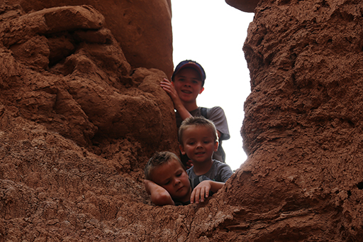 2015 Fall Break - Day 4 - Goblin Valley State Park (Hiking Through the Goblins, Capture the Flag in the Goblins), Capitol Reef National Park (Gifford House Pies, Behunin Cabin), More Homemade Pie at Capitol Reef Inn & Cafe (Torrey, Utah)