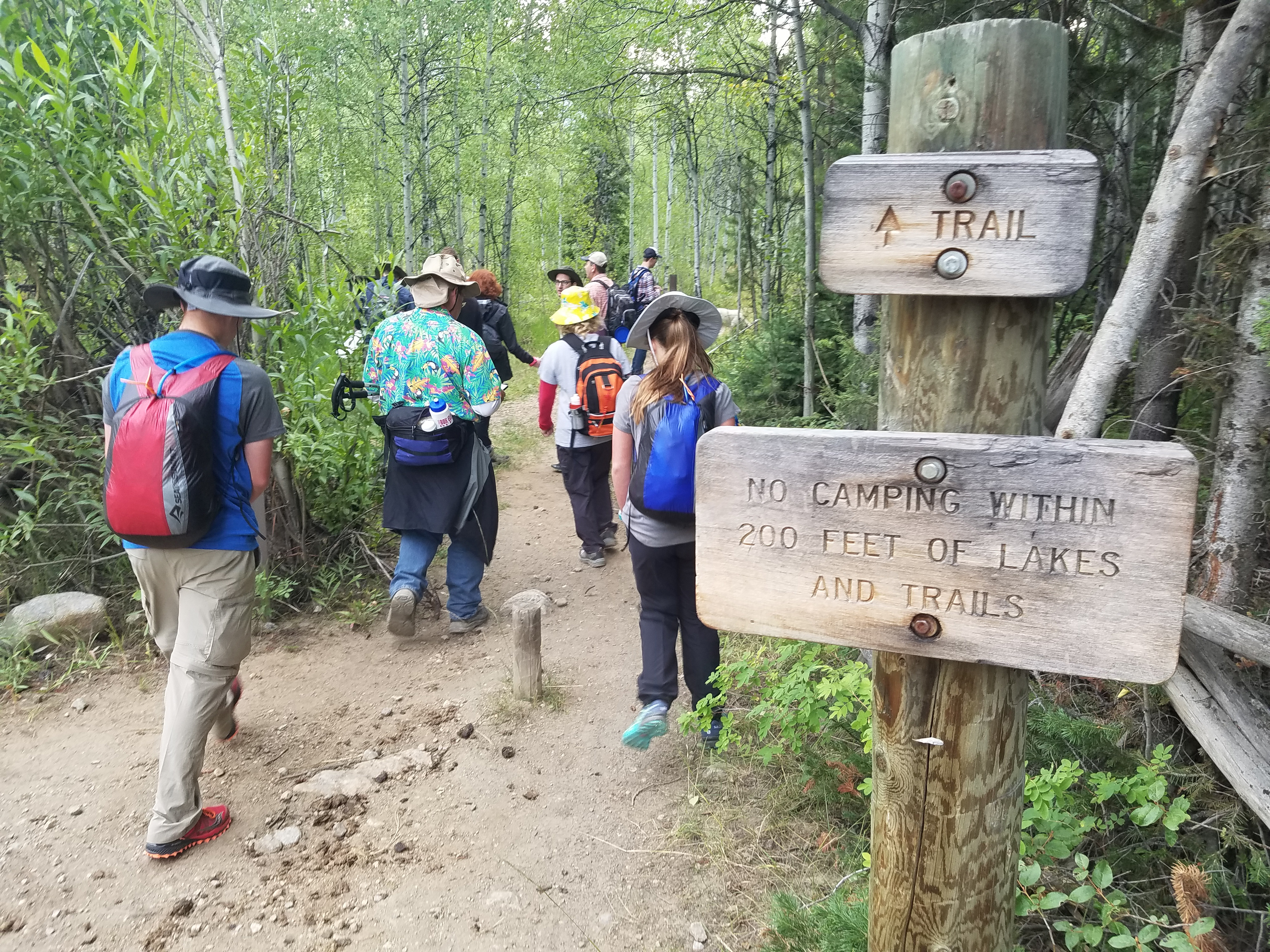 2017 Wind River Trip - Day 2 - Boulder Lake to Mt. Victor Basecamp (17.53 Miles, 4003 ft. Climb) (Wind River Range, Wyoming) 