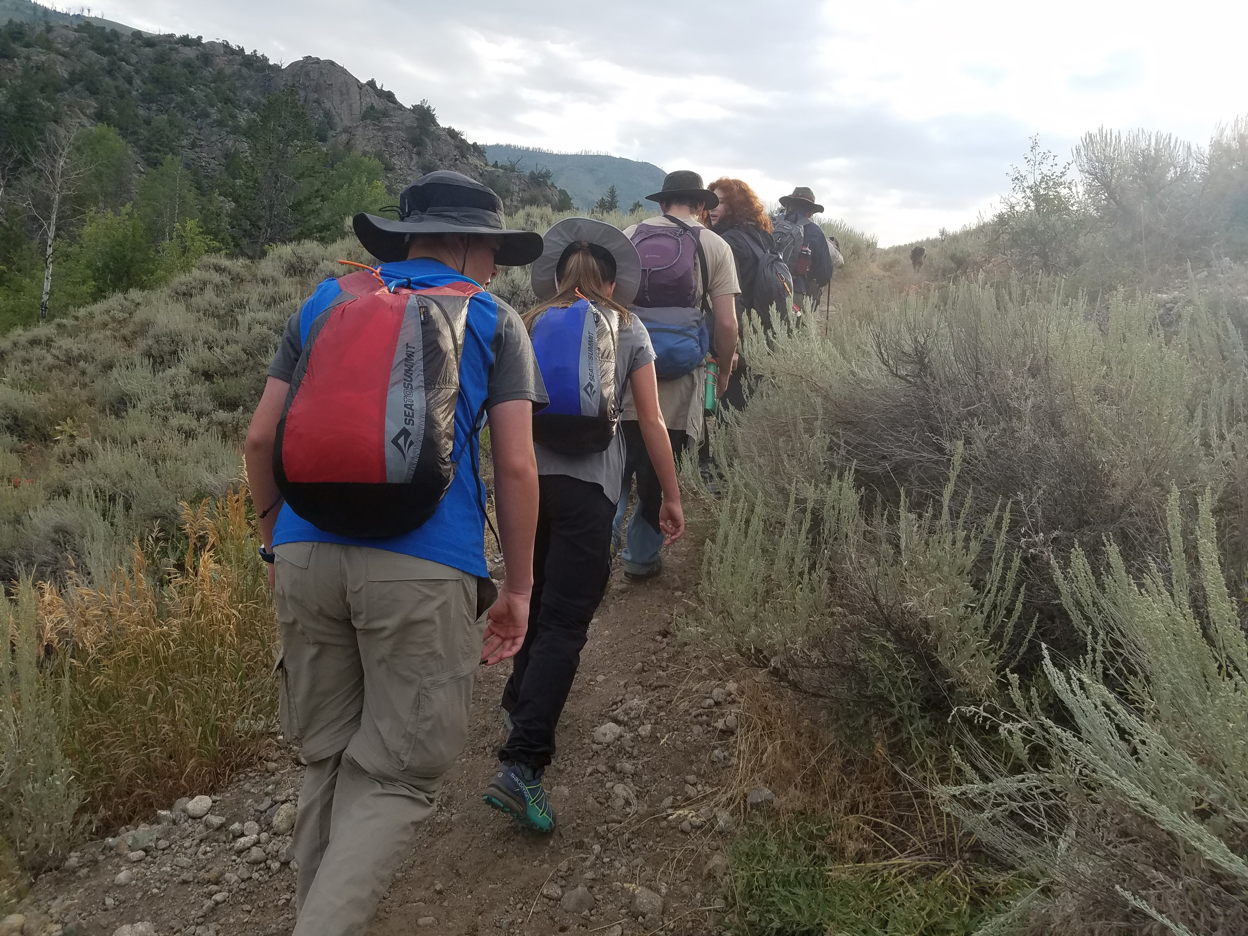 2017 Wind River Trip - Day 2 - Boulder Lake to Mt. Victor Basecamp (17.53 Miles, 4003 ft. Climb) (Wind River Range, Wyoming) 